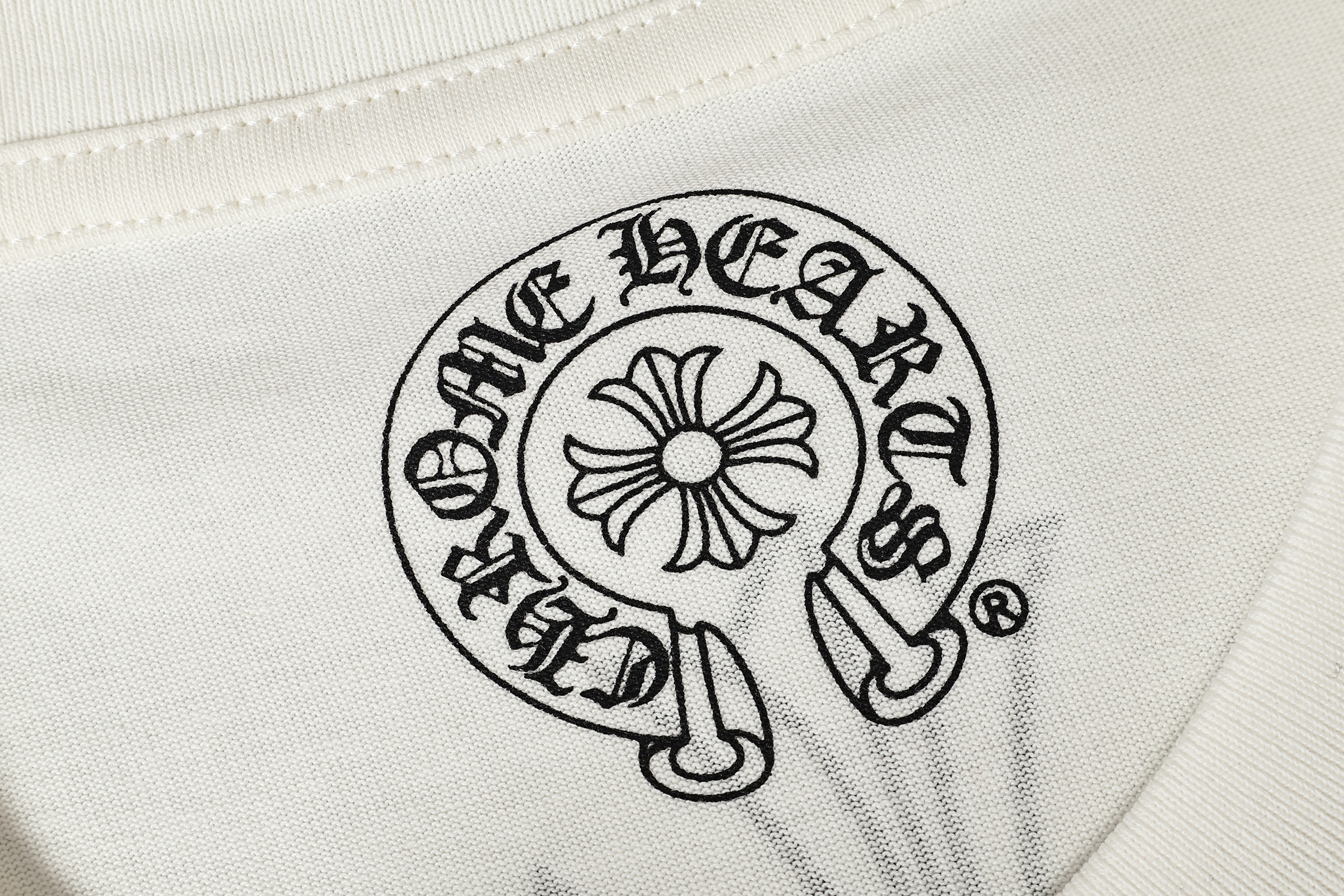 Chrome Hearts T-shirt YL#2221 Black/White/Pink