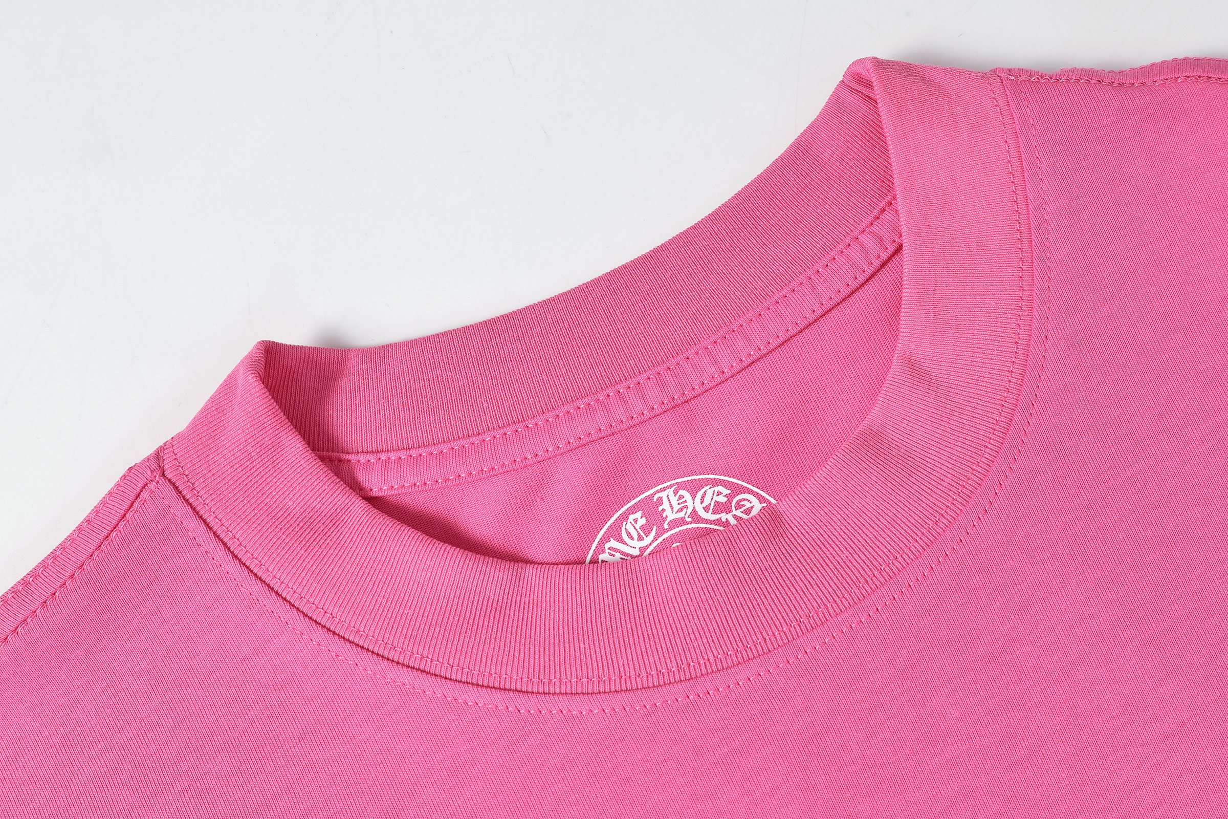 Chrome Hearts T-shirt YL#2221 Black/White/Pink