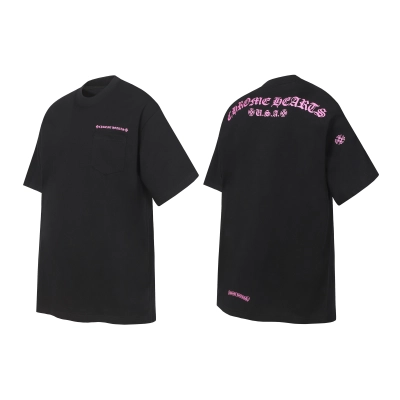 Chrome Hearts T-shirt YL#2222 Black 01