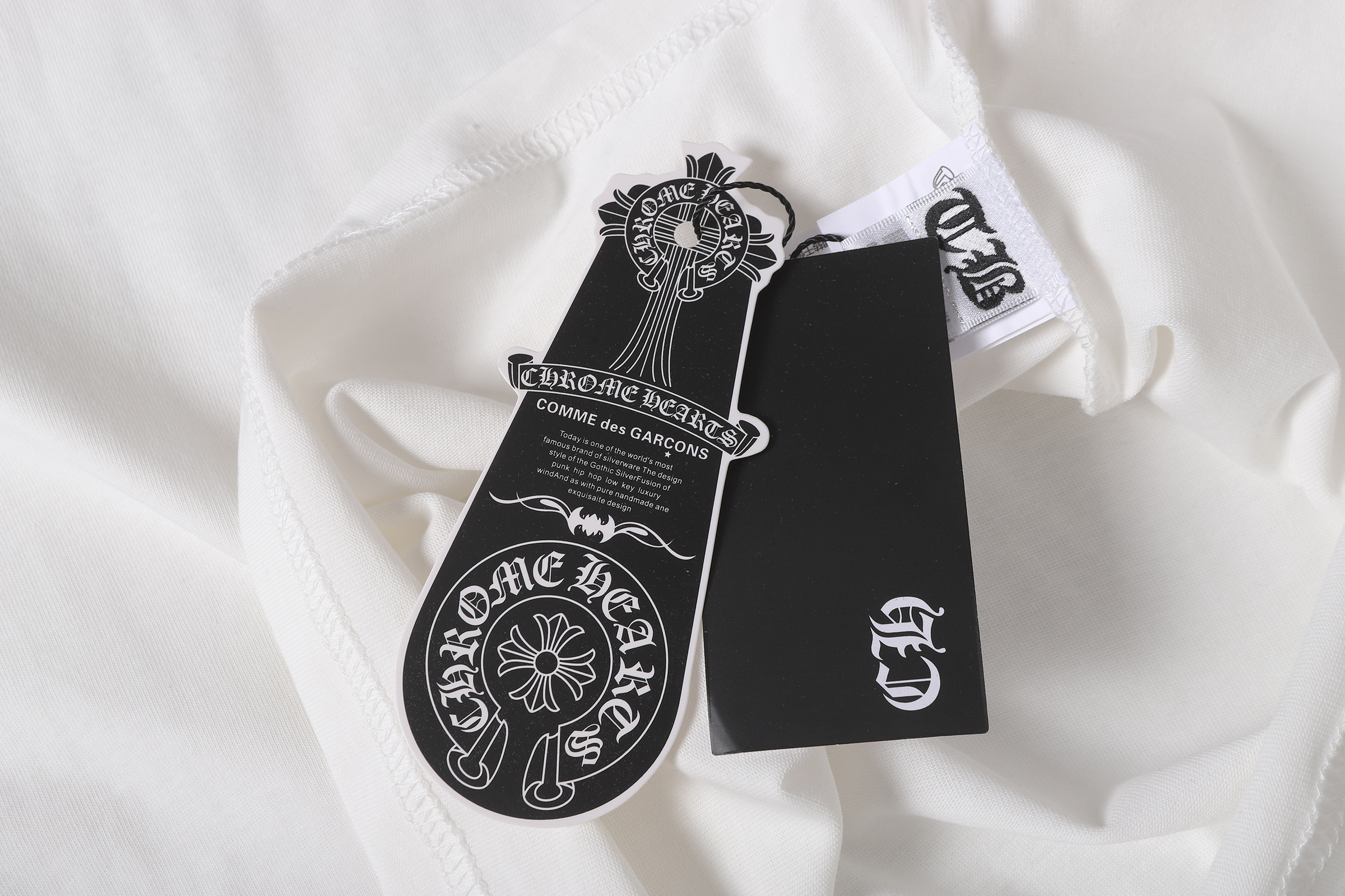 Chrome Hearts T-shirt YL#2224 Black/White