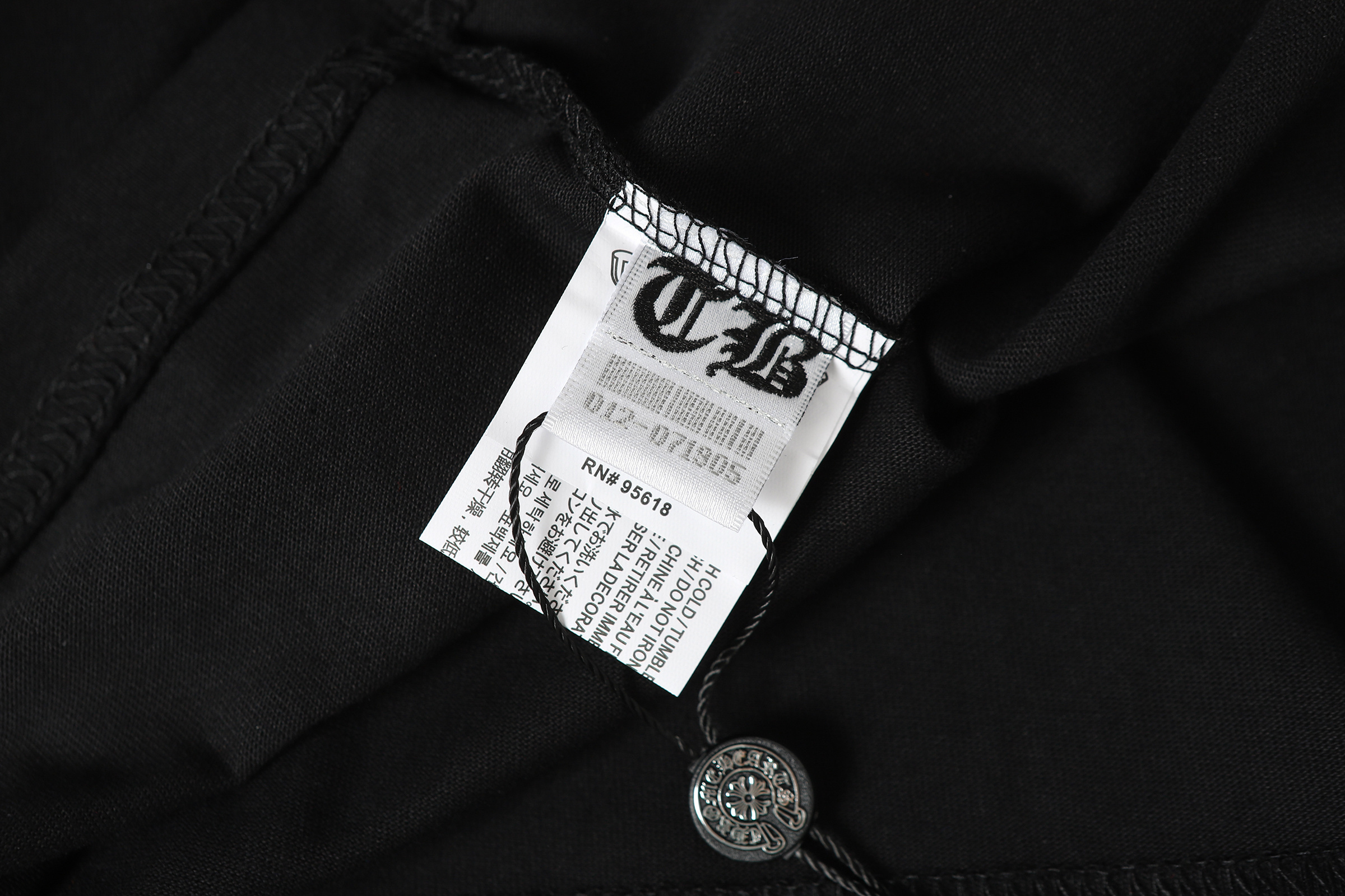 Chrome Hearts T-shirt YL#2224 Black/White