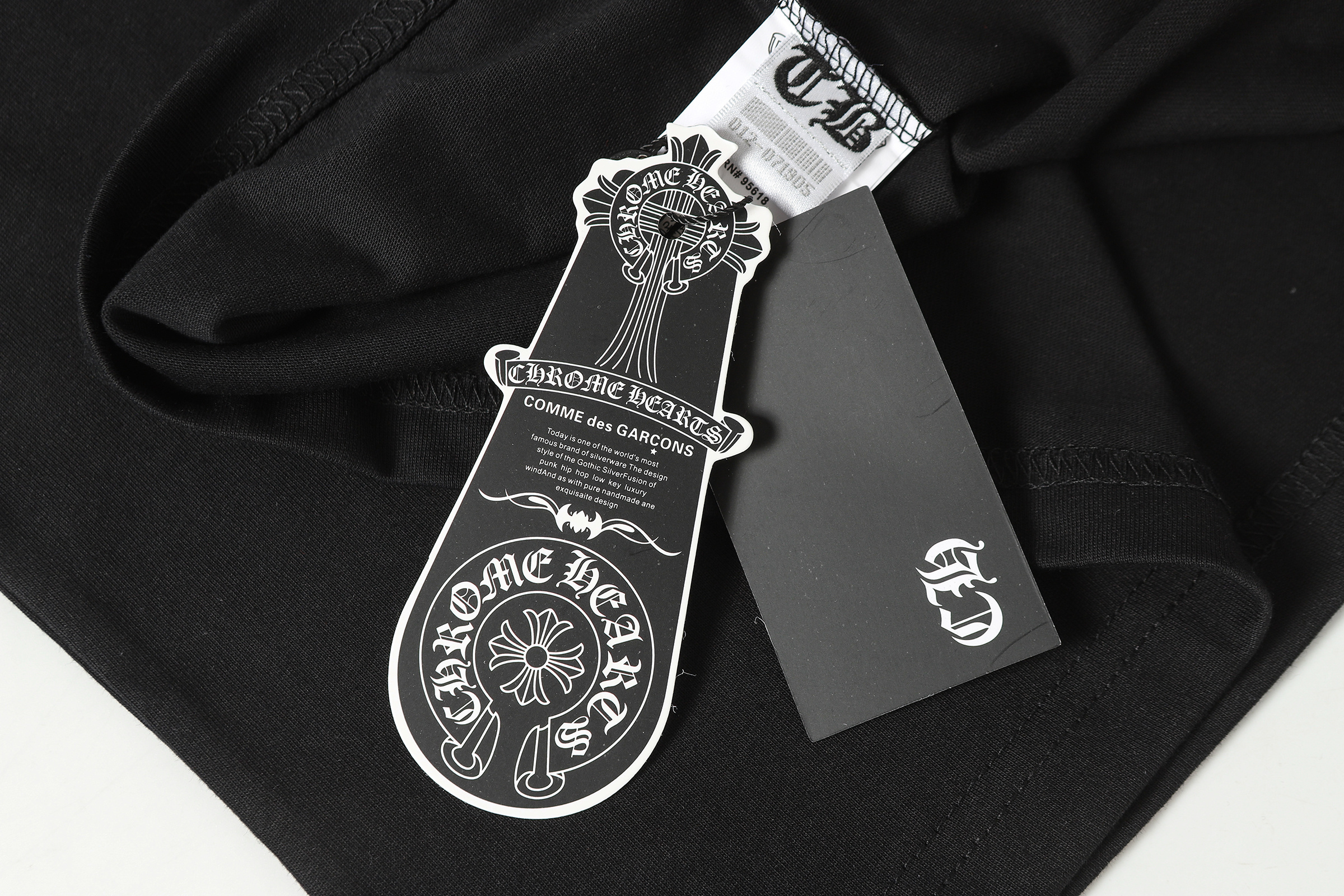 Chrome Hearts T-shirt YL#2224 Black/White