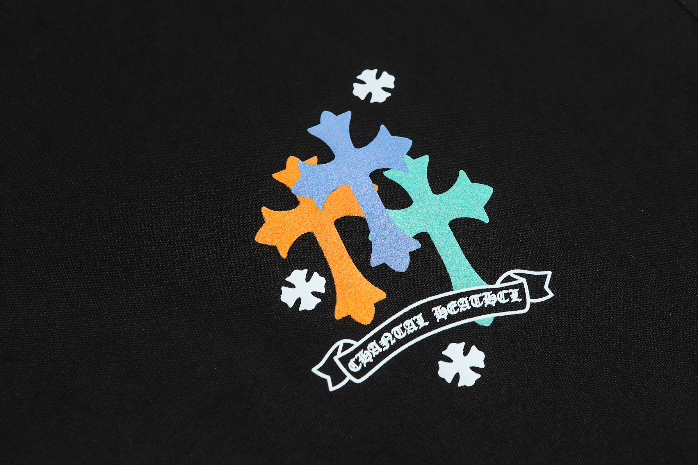 Chrome Hearts T-shirt YL#2225 Black/White