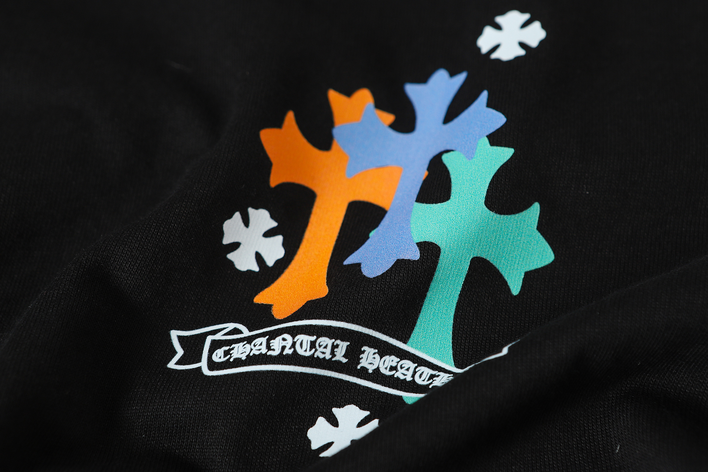 Chrome Hearts T-shirt YL#2225 Black/White