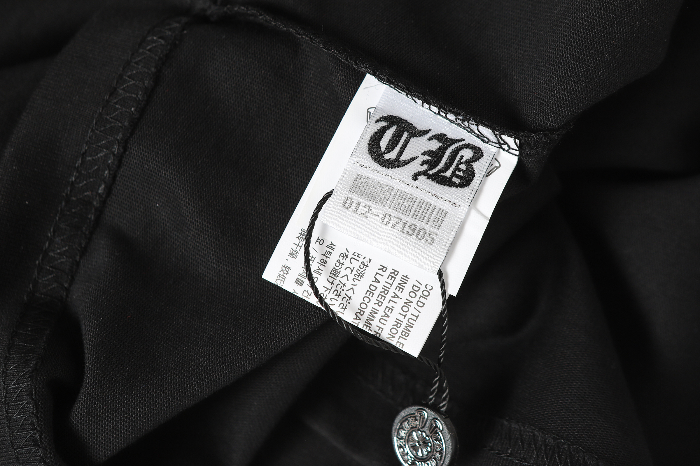 Chrome Hearts T-shirt YL#2225 Black/White