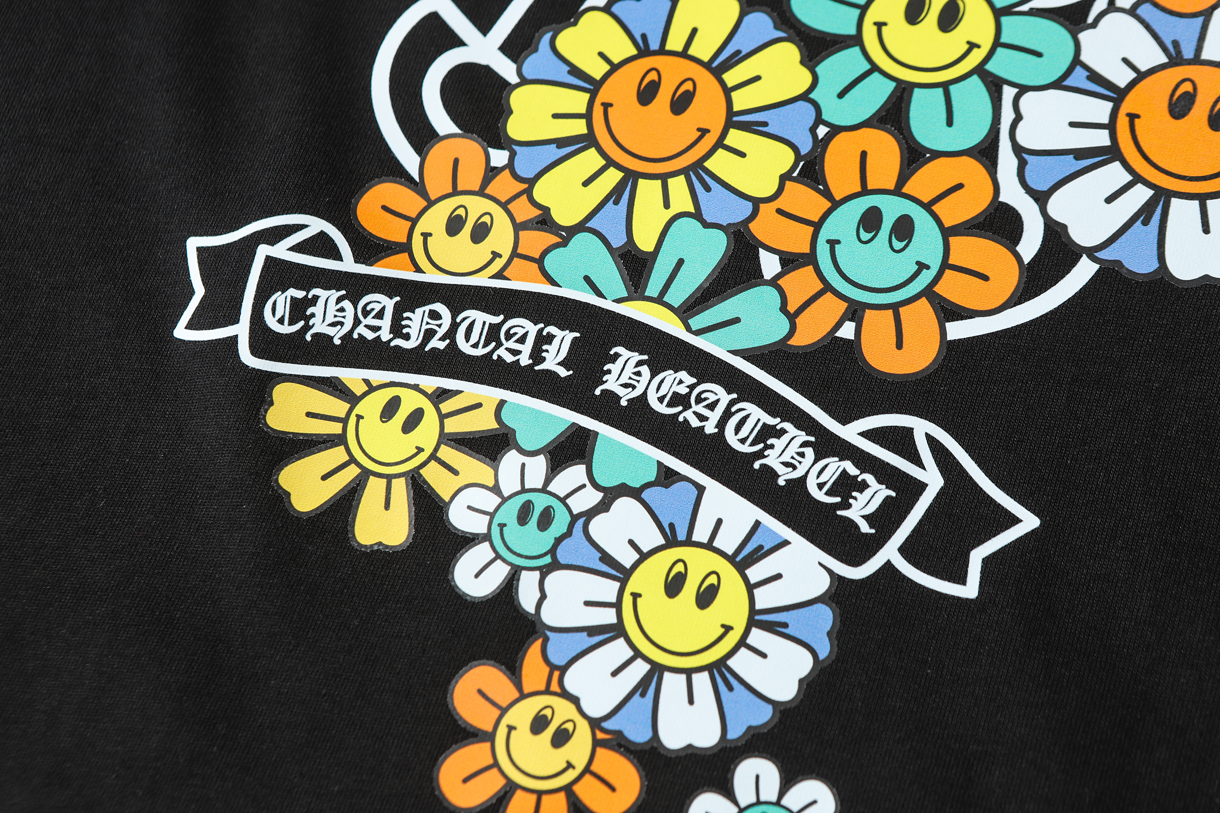 Chrome Hearts T-shirt YL#2225 Black/White