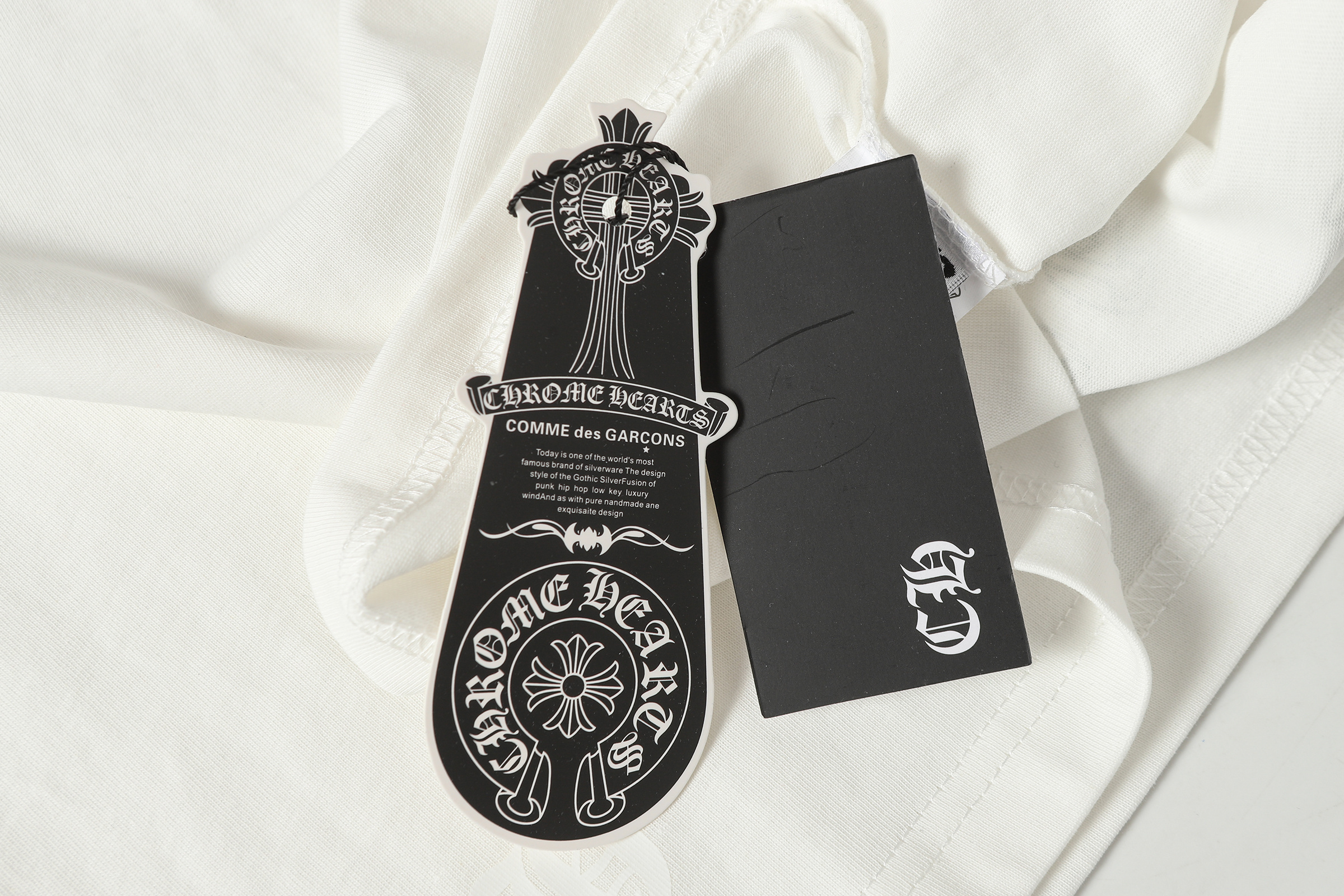 Chrome Hearts T-shirt YL#2226 Black/White