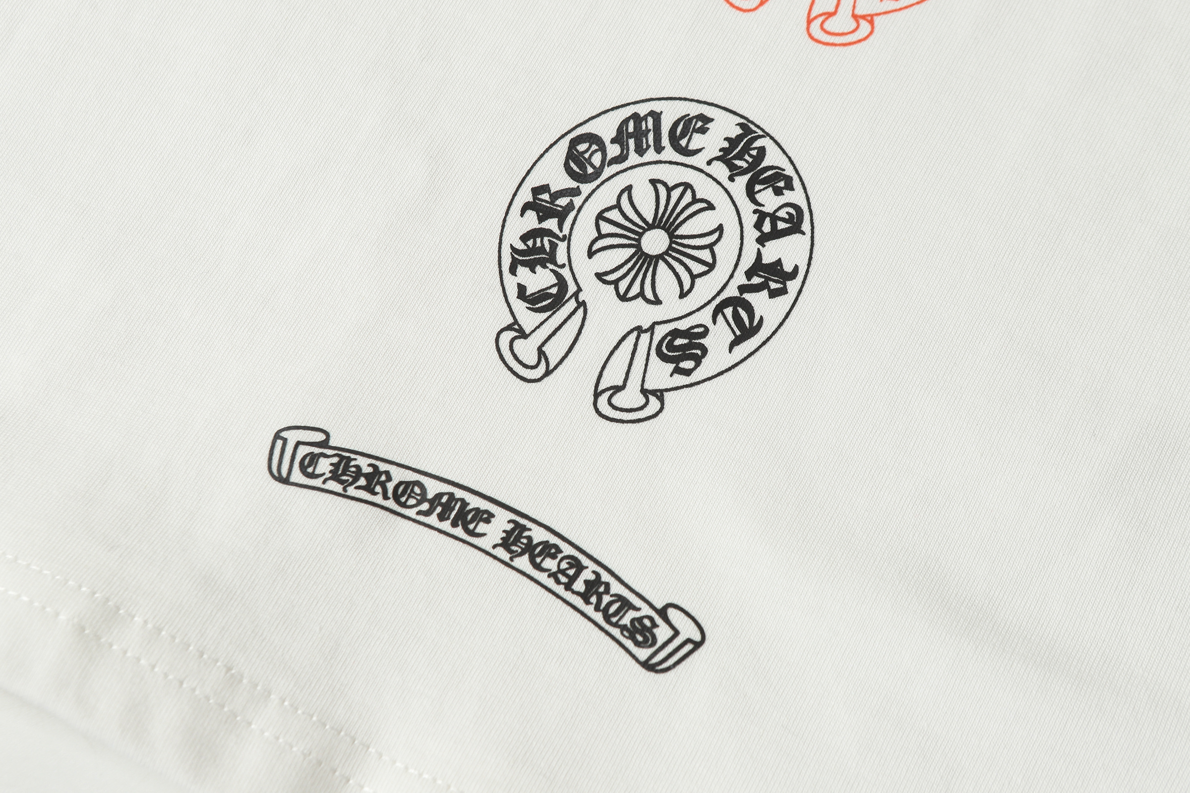 Chrome Hearts T-shirt YL#2226 Black/White