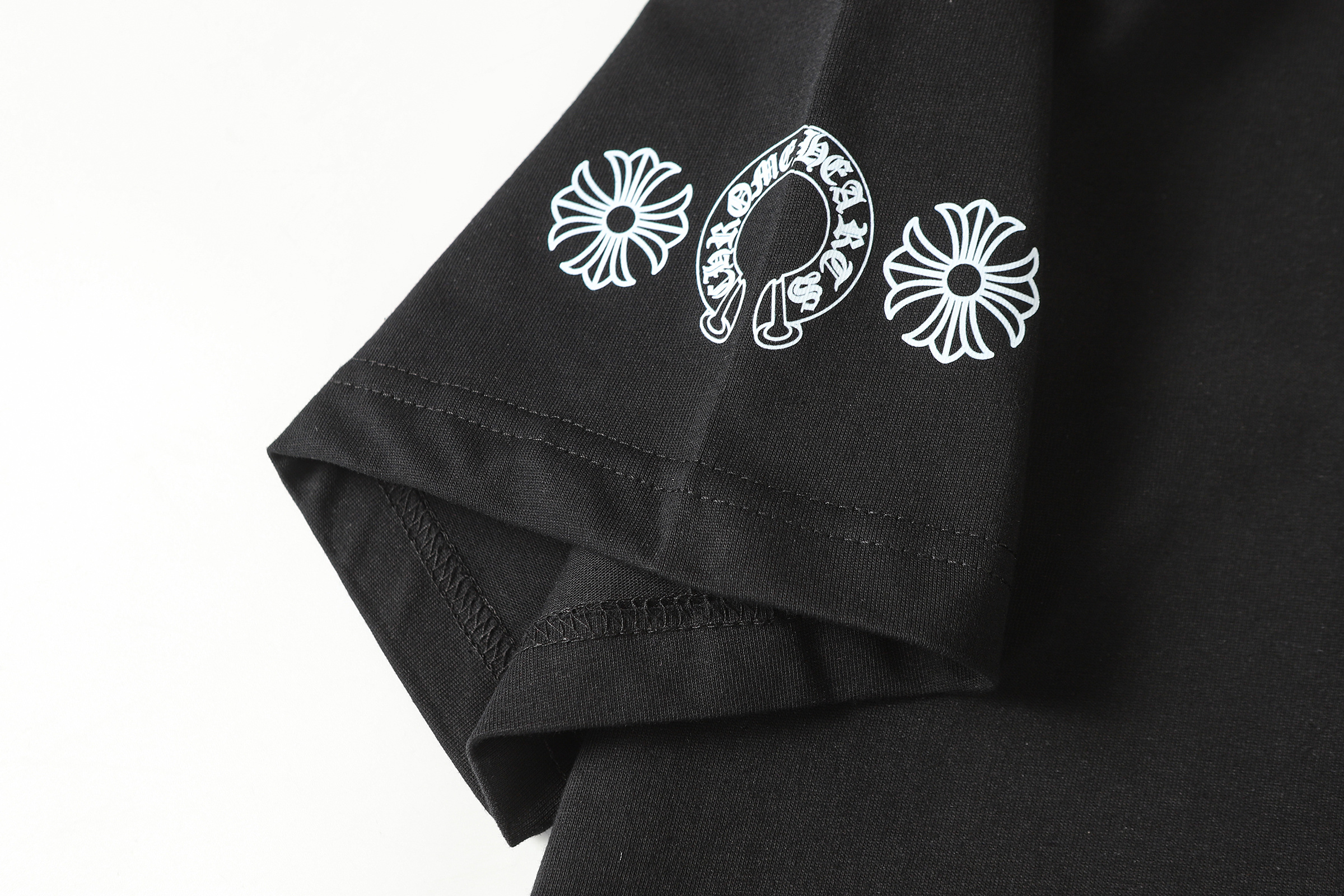 Chrome Hearts T-shirt YL#2226 Black/White