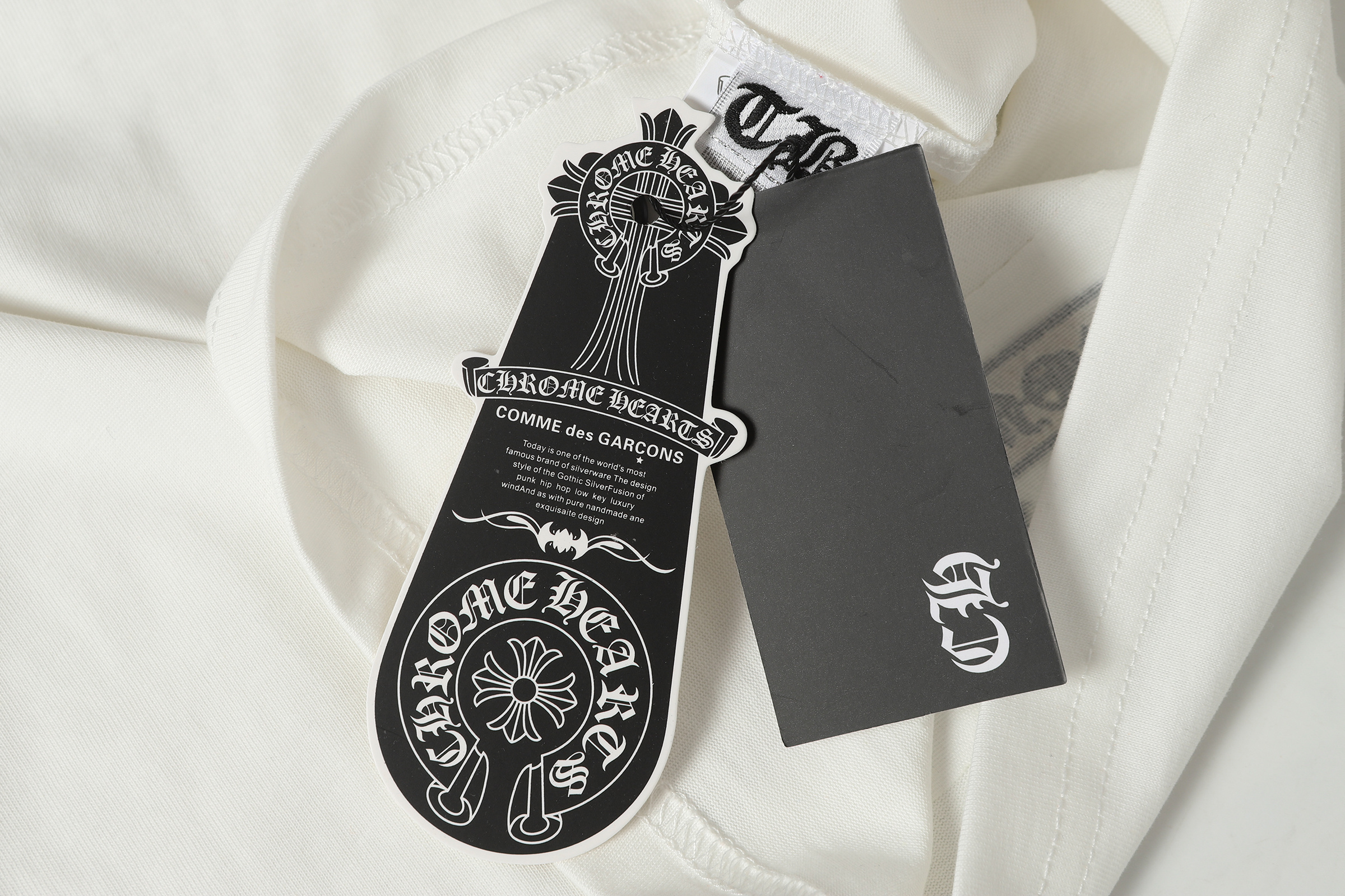 Chrome Hearts T-shirt YL#2227 Black/White/Blue/Orange