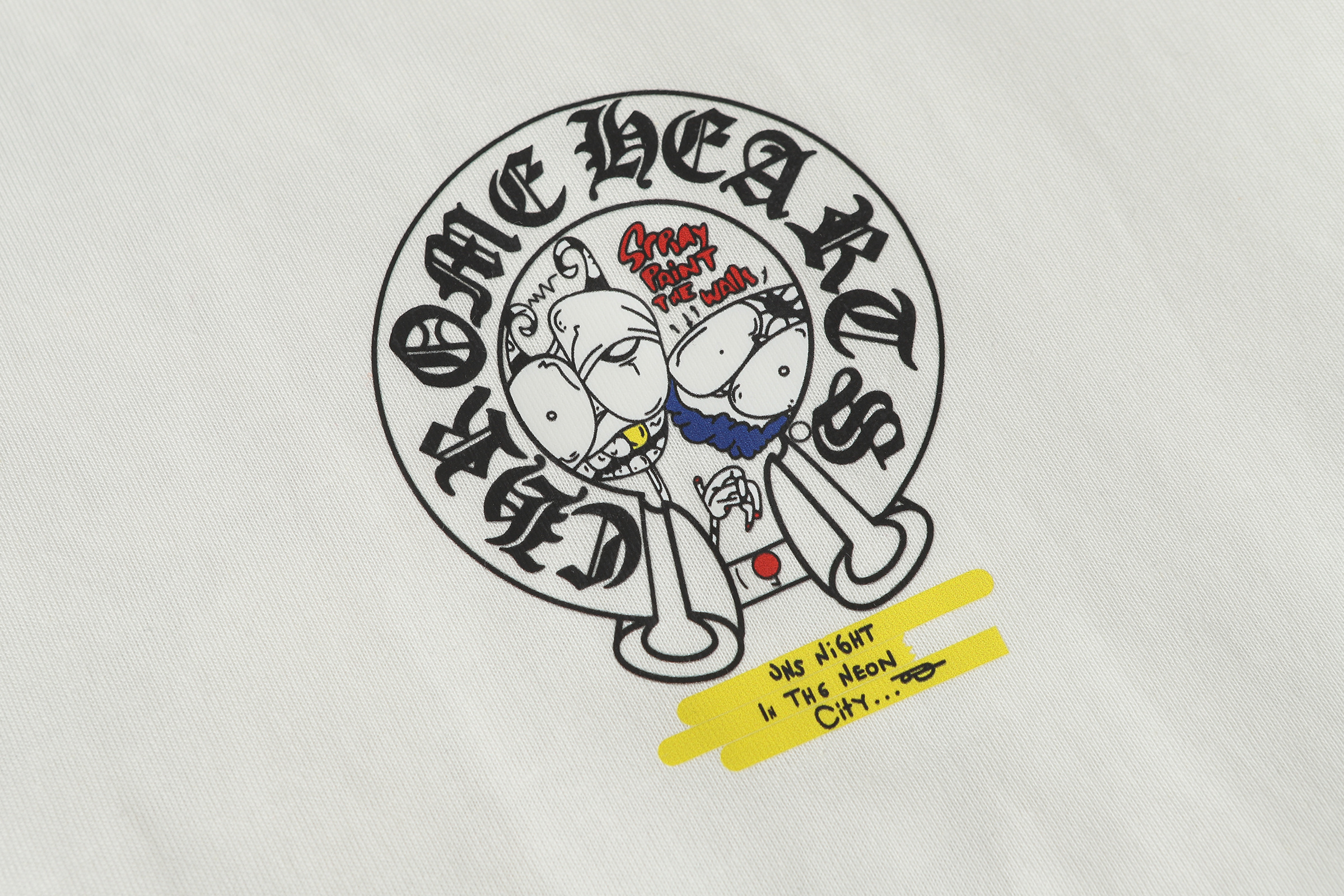 Chrome Hearts T-shirt YL#2229 Black/White