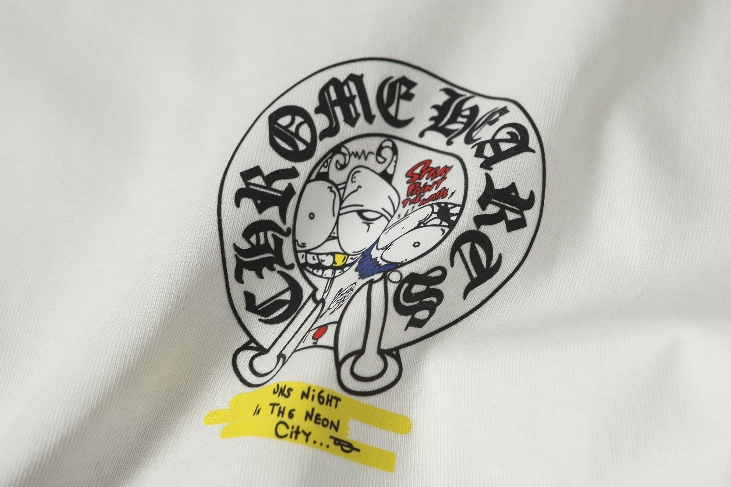 Chrome Hearts T-shirt YL#2229 Black/White