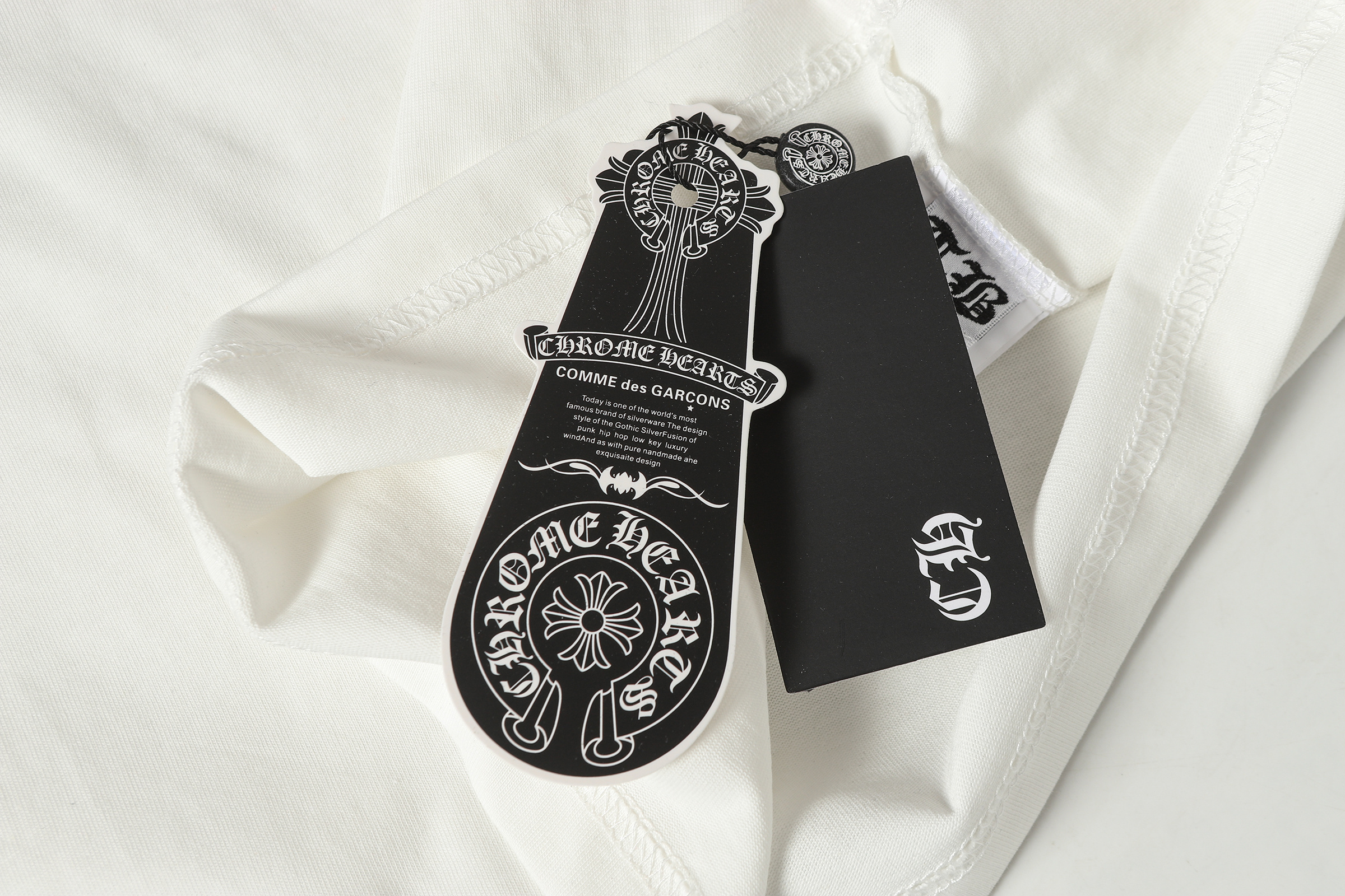 Chrome Hearts T-shirt YL#2229 Black/White