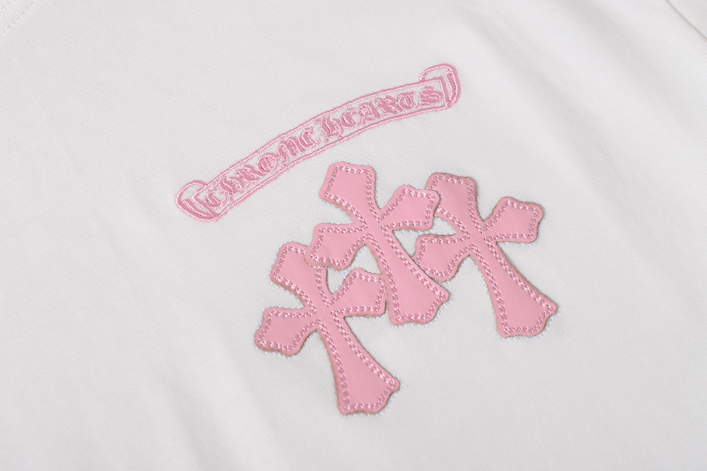 Chrome Hearts T-shirt YL#2233 Black/White/Grey