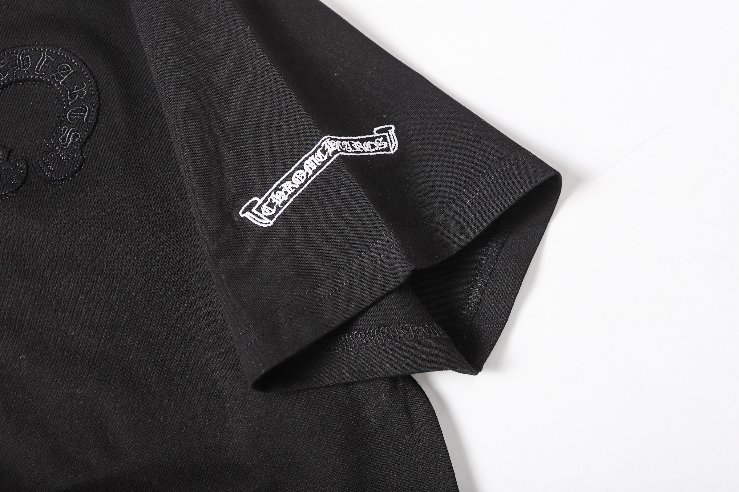 Chrome Hearts T-shirt YL#2239 Black/White/Grey