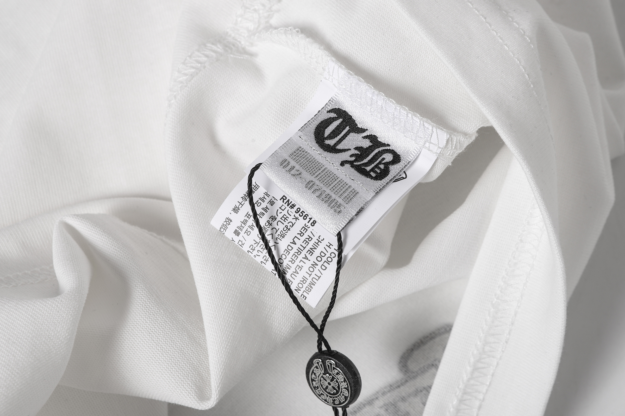 Chrome Hearts T-shirt YL#2239 Black/White/Grey