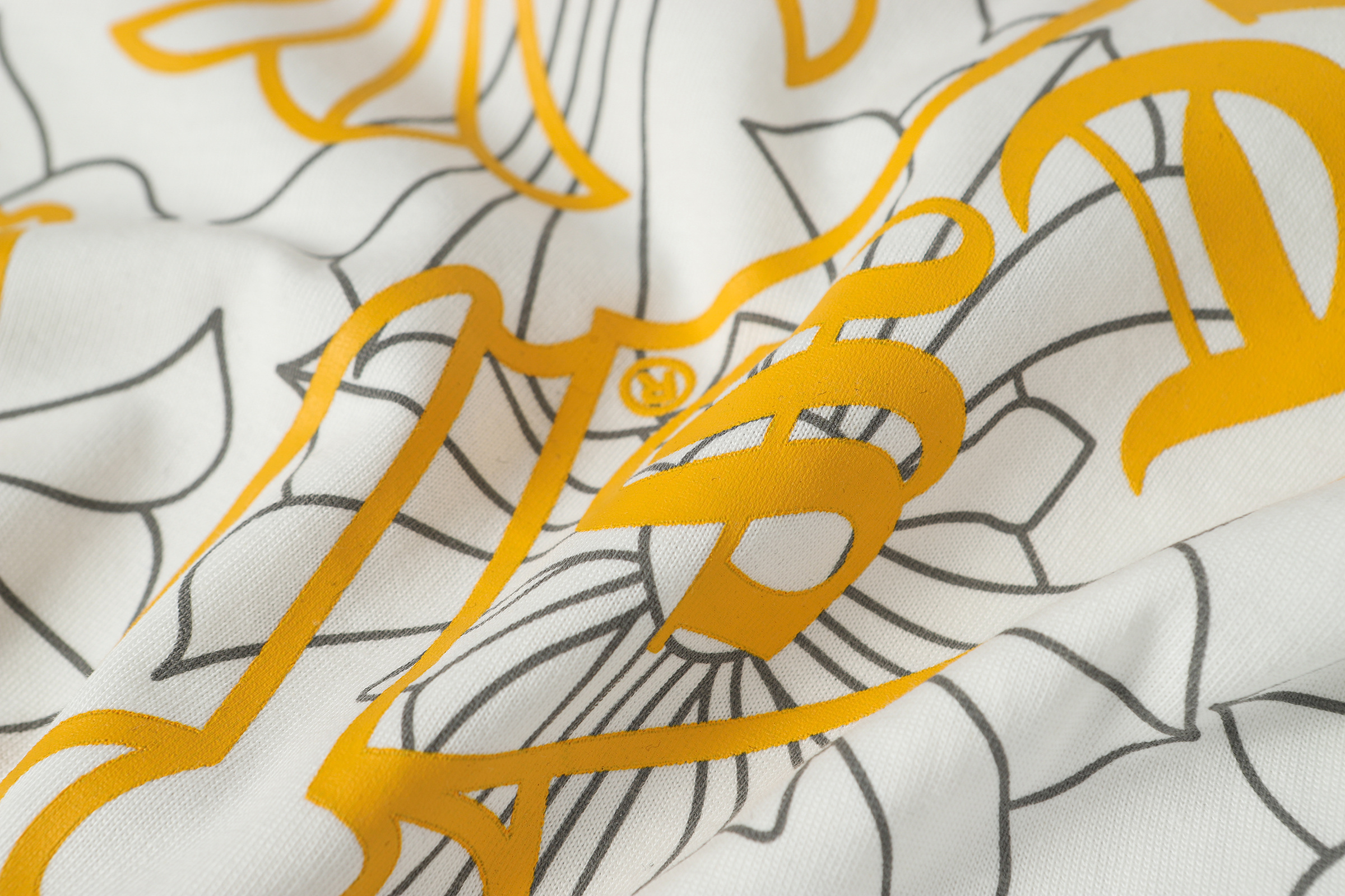 Chrome Hearts T-shirt YL#2251 Dark Pattern Black/White