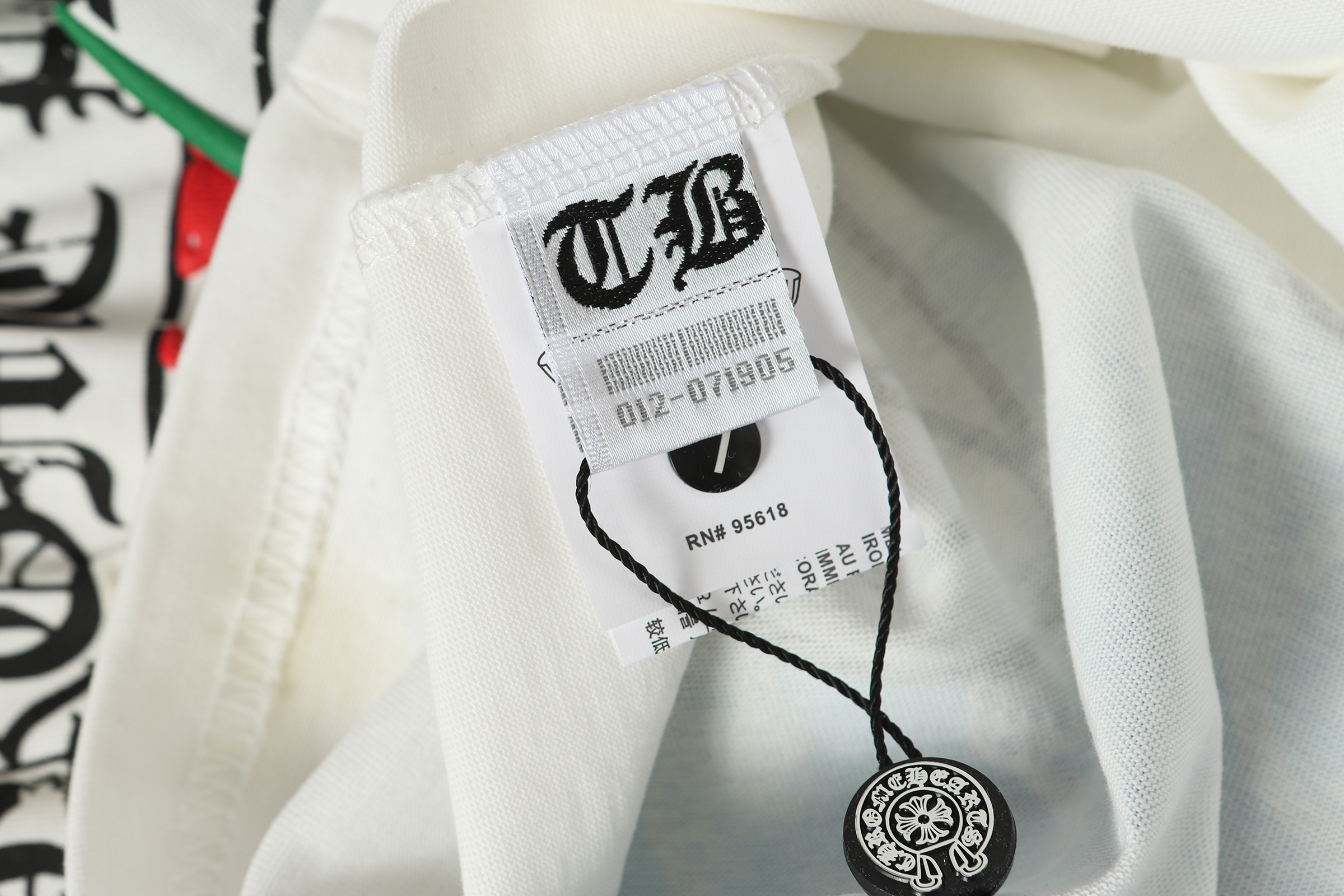 Chrome Hearts T-shirt YL#2255 Black/White