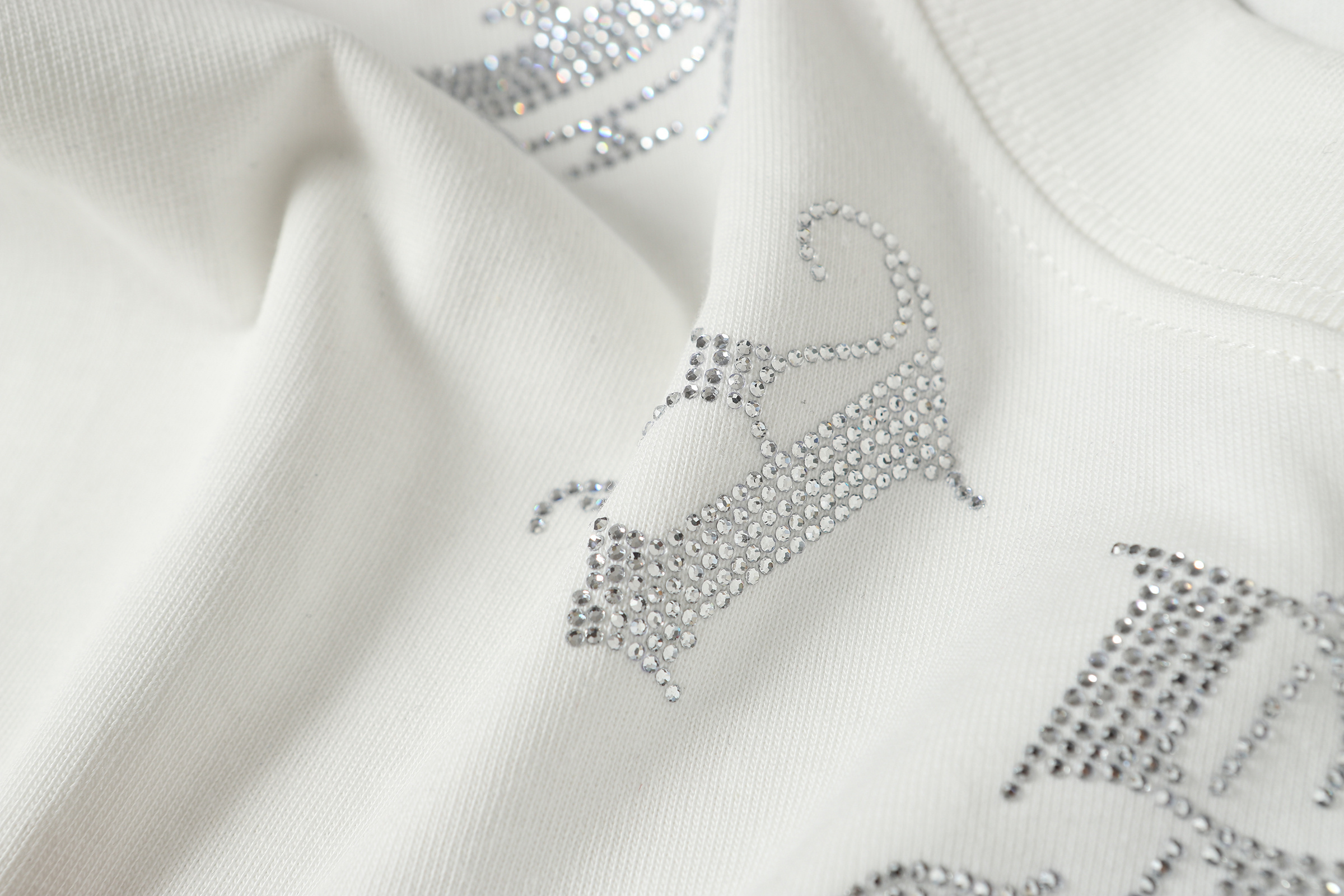 Chrome Hearts T-Shirt YL#2012 Black/White