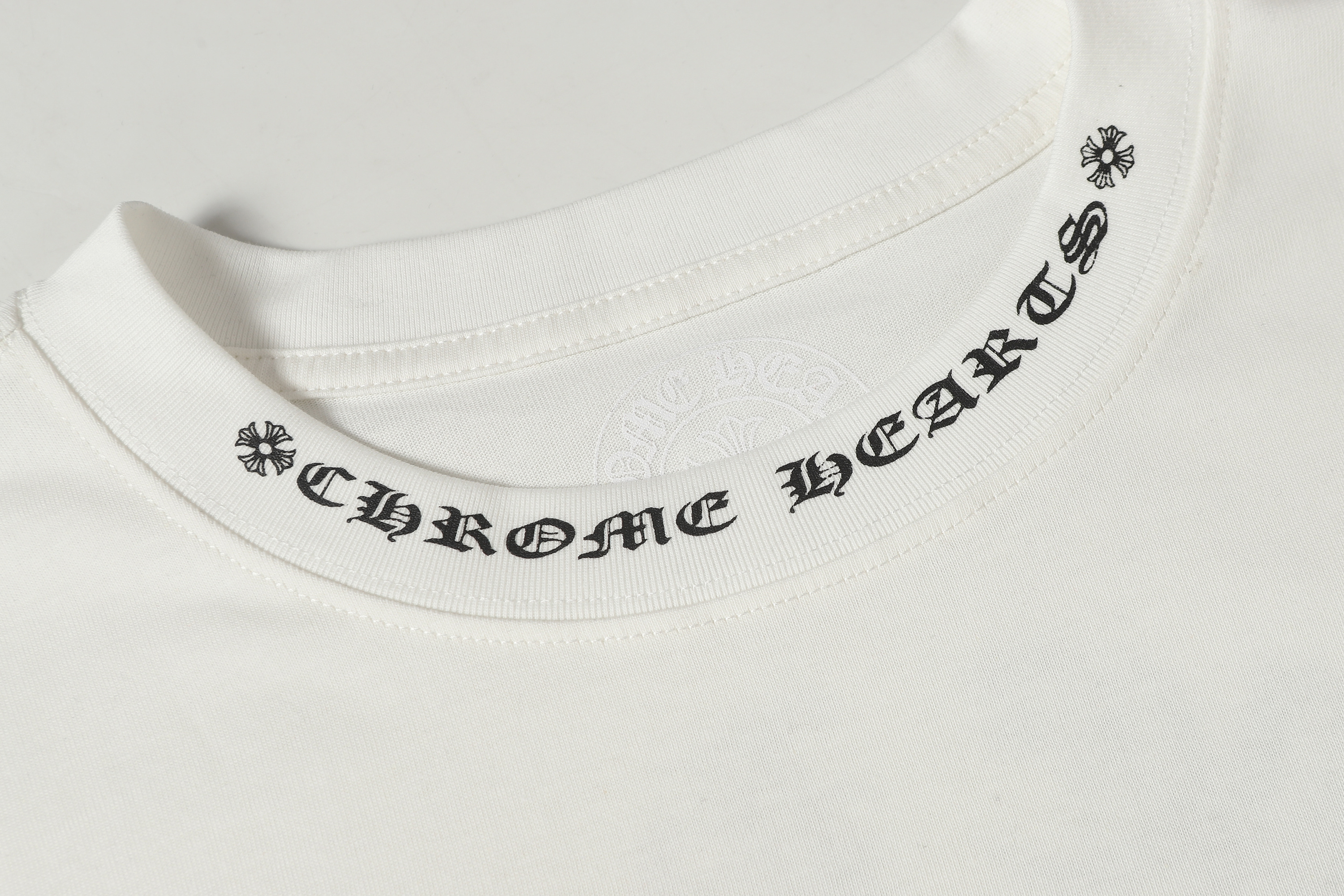 Chrome Hearts T-shirt YL#2208 Black/White
