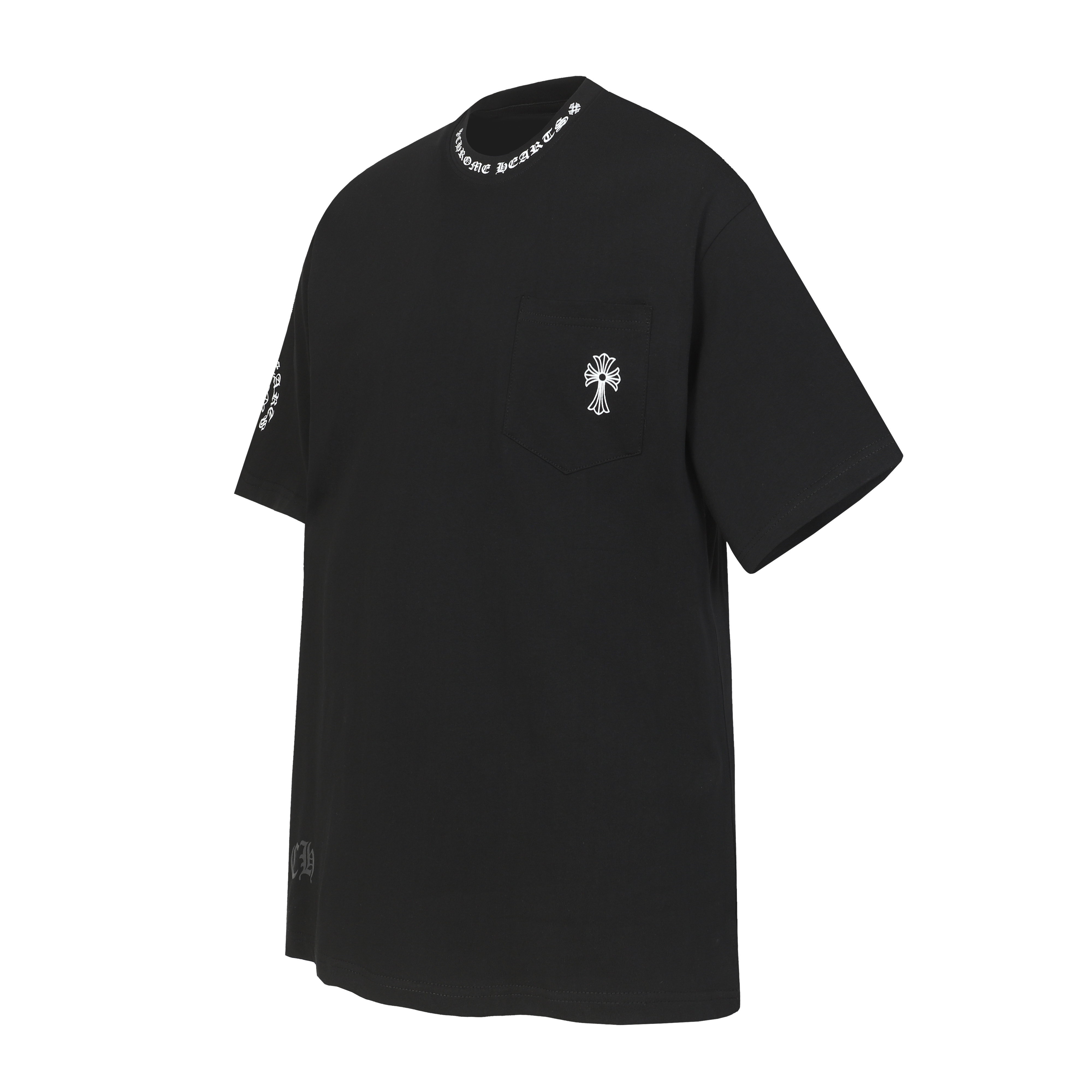 Chrome Hearts T-shirt YL#2208 Black/White