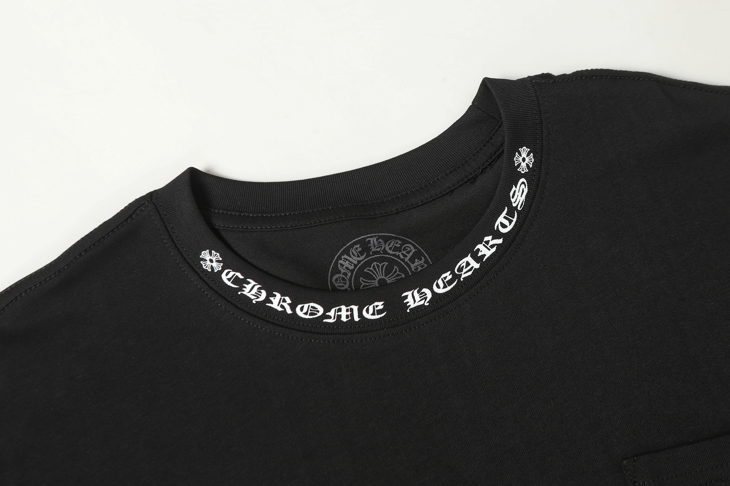 Chrome Hearts T-shirt YL#2208 Black/White