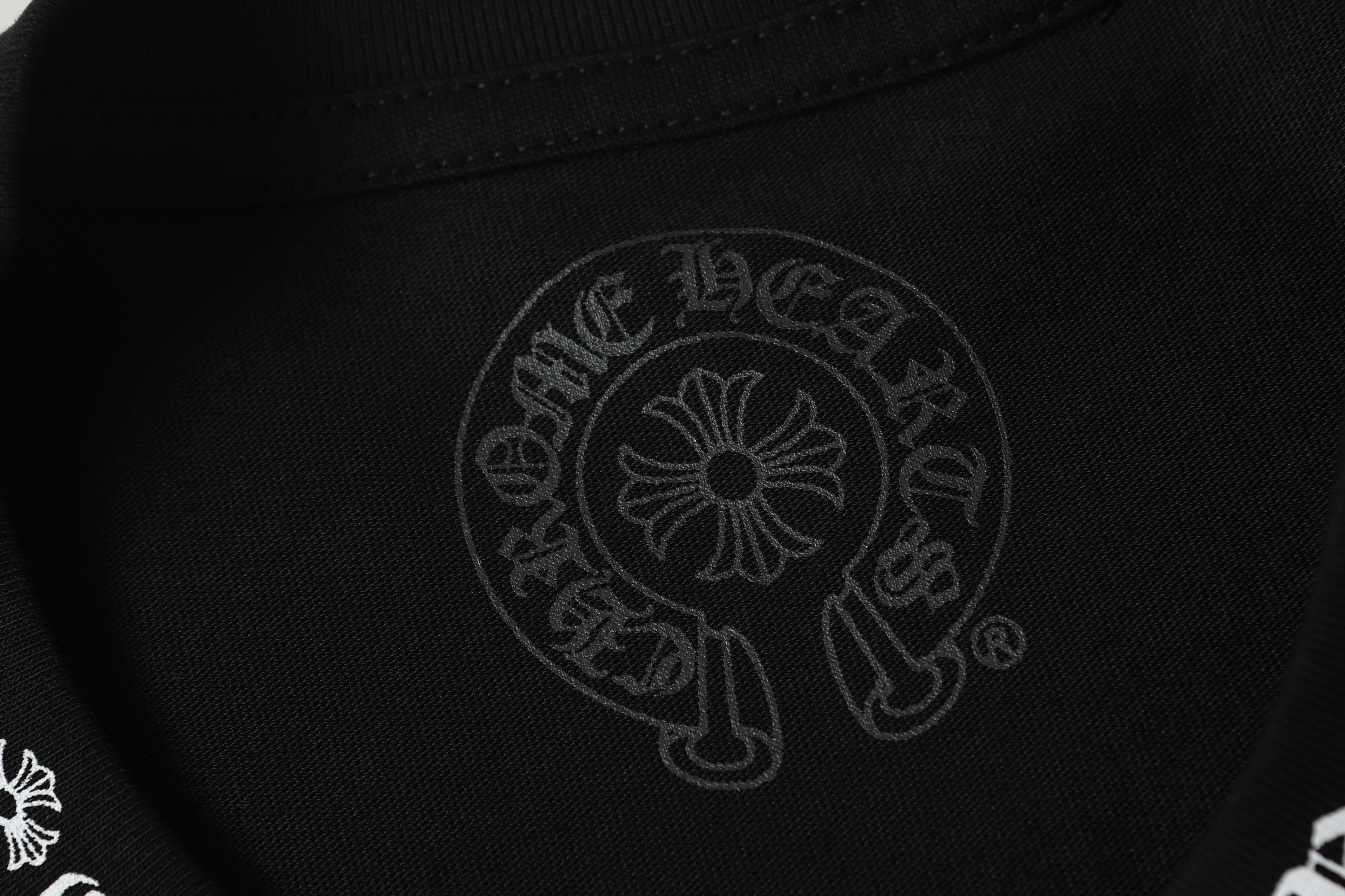 Chrome Hearts T-shirt YL#2208 Black/White