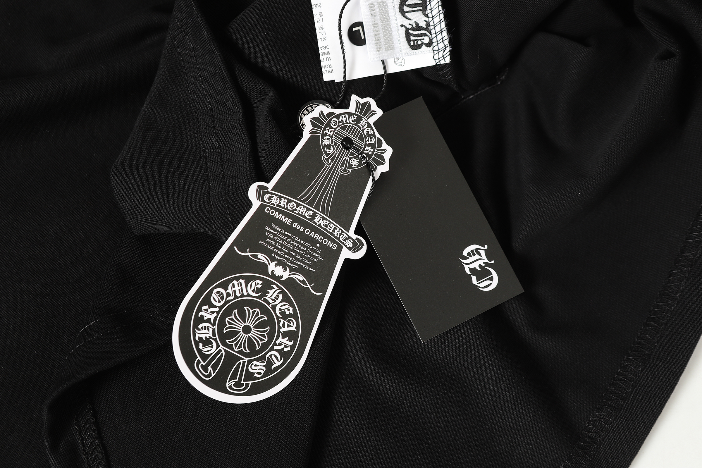 Chrome Hearts T-shirt YL#2210 Black/White