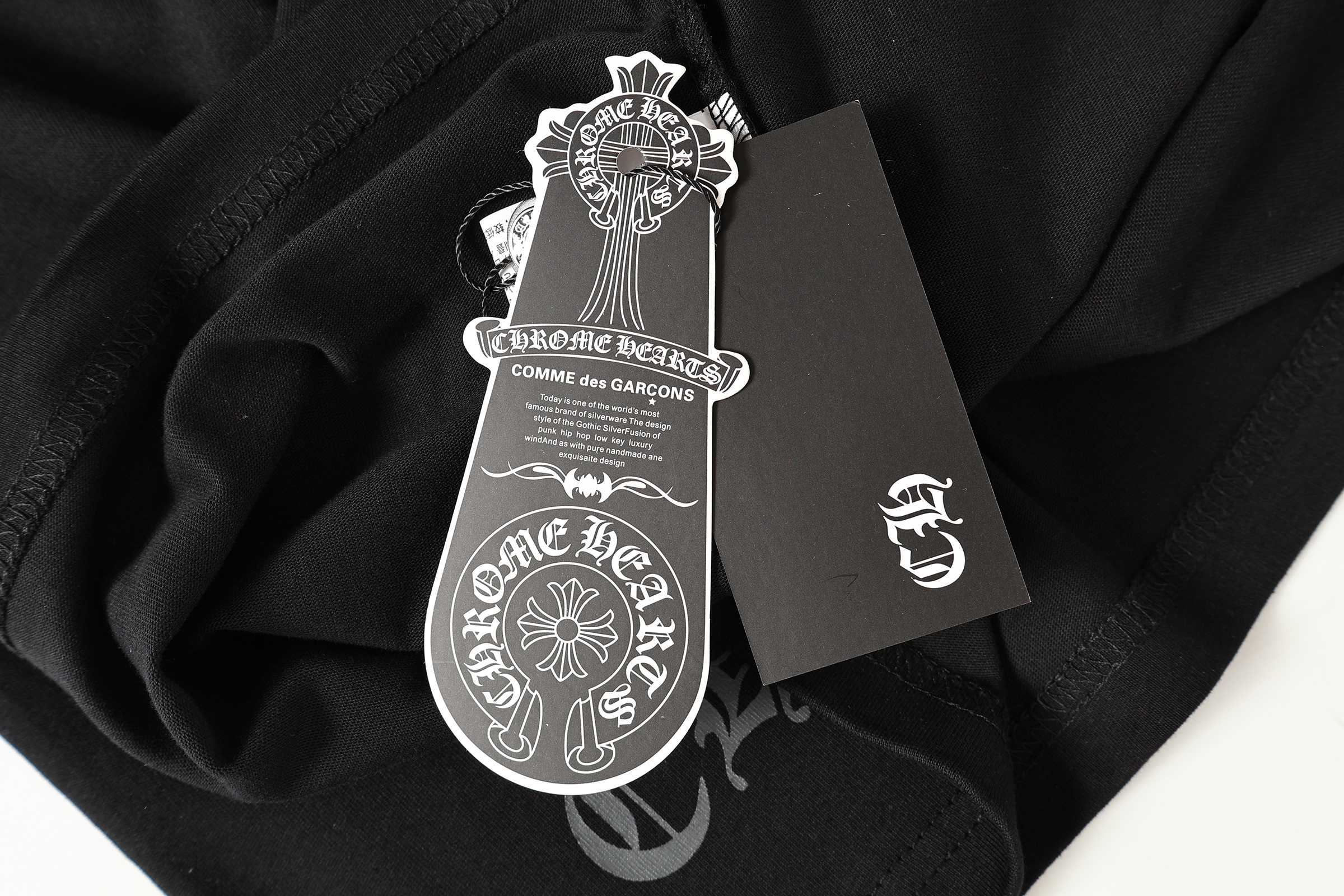 Chrome Hearts T-shirt YL#2228 Black/White