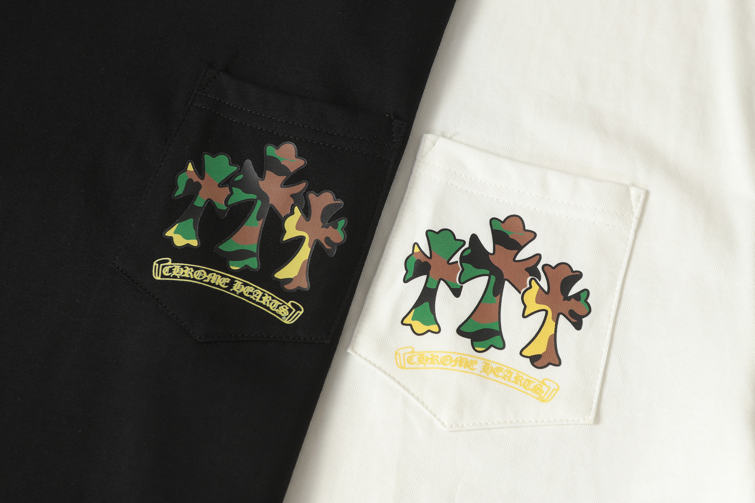 Chrome Hearts T-shirt YL#2231 Black/White