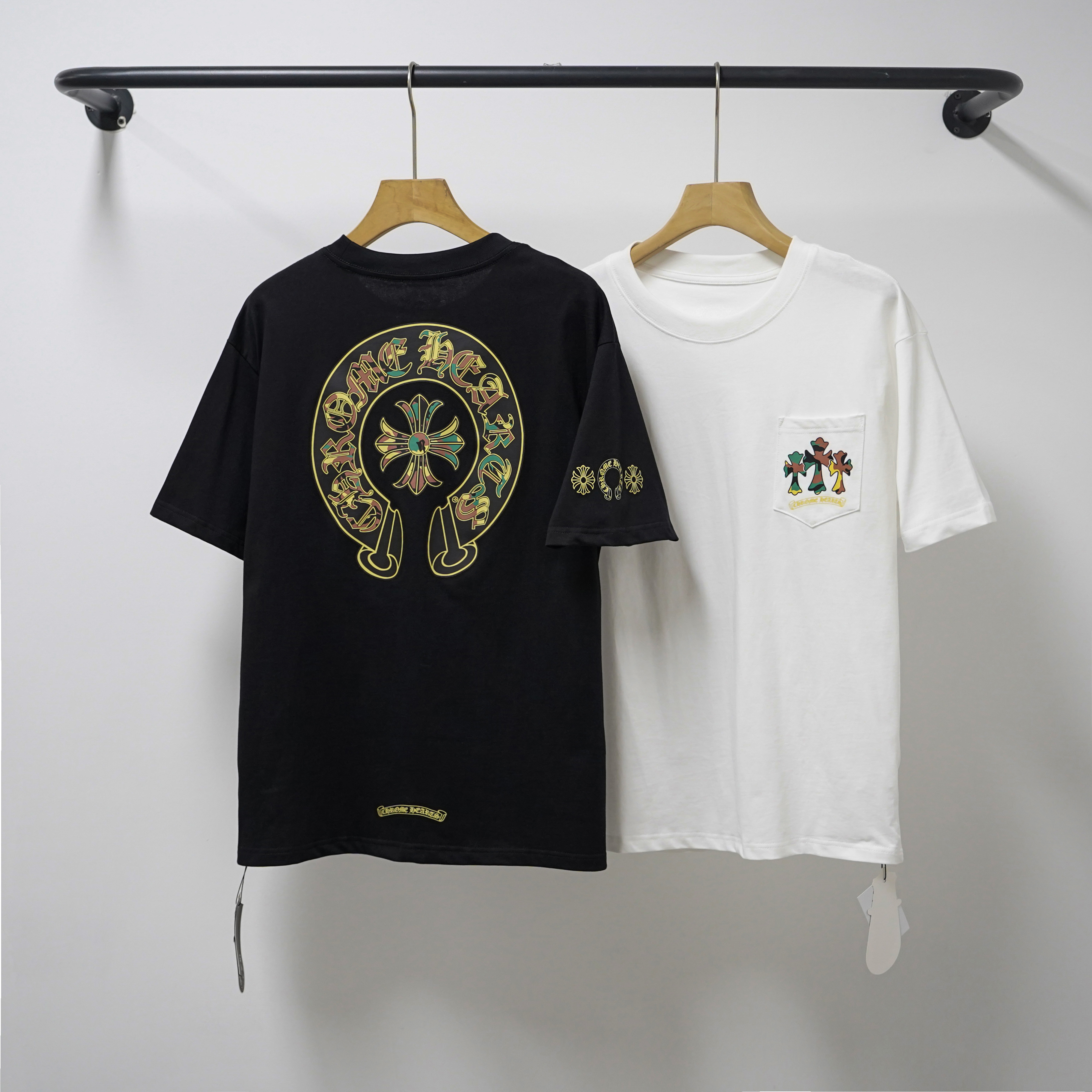 Chrome Hearts T-shirt YL#2231 Black/White