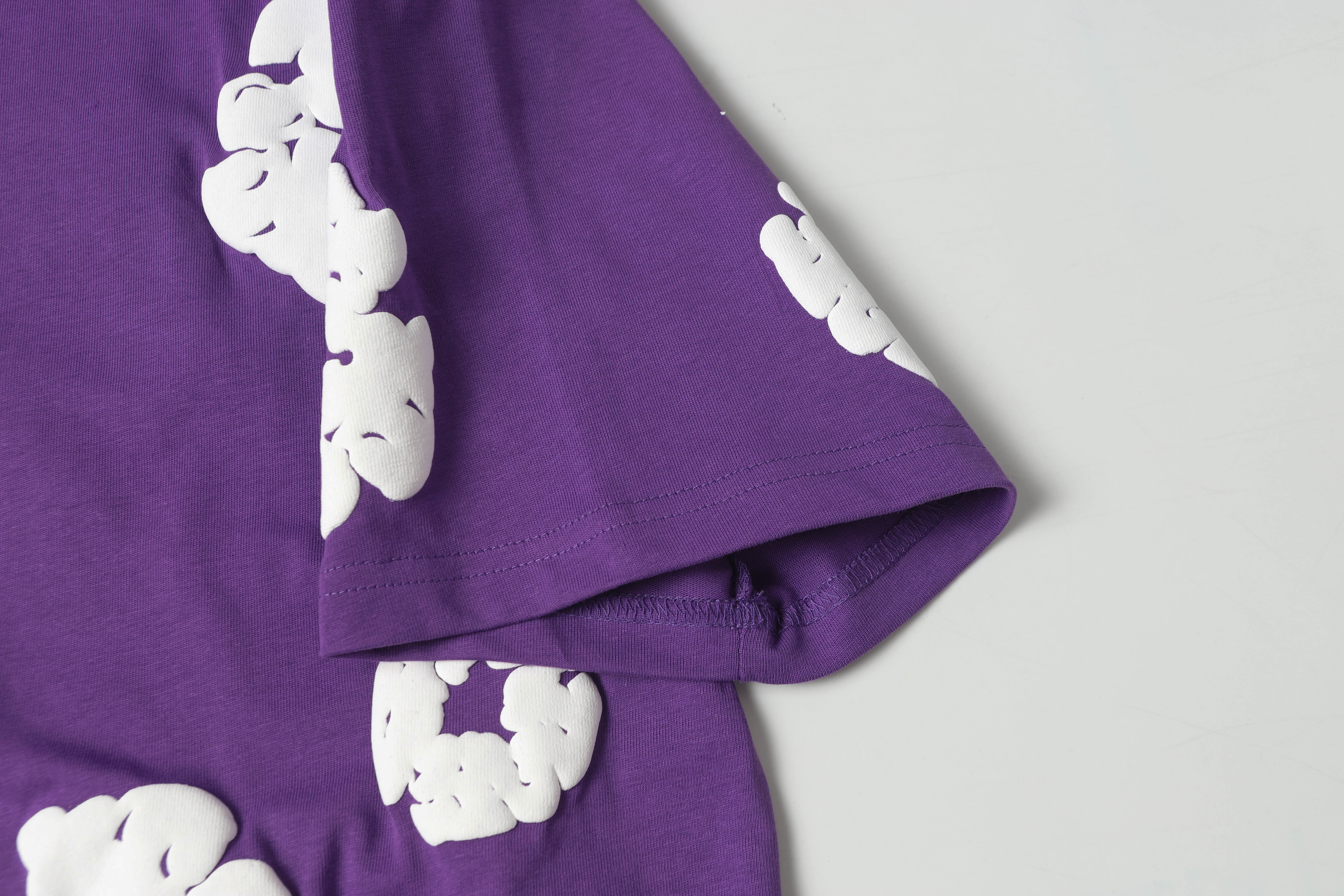 Denim Tears Short-Sleeve Set YL#291-8601 Purple