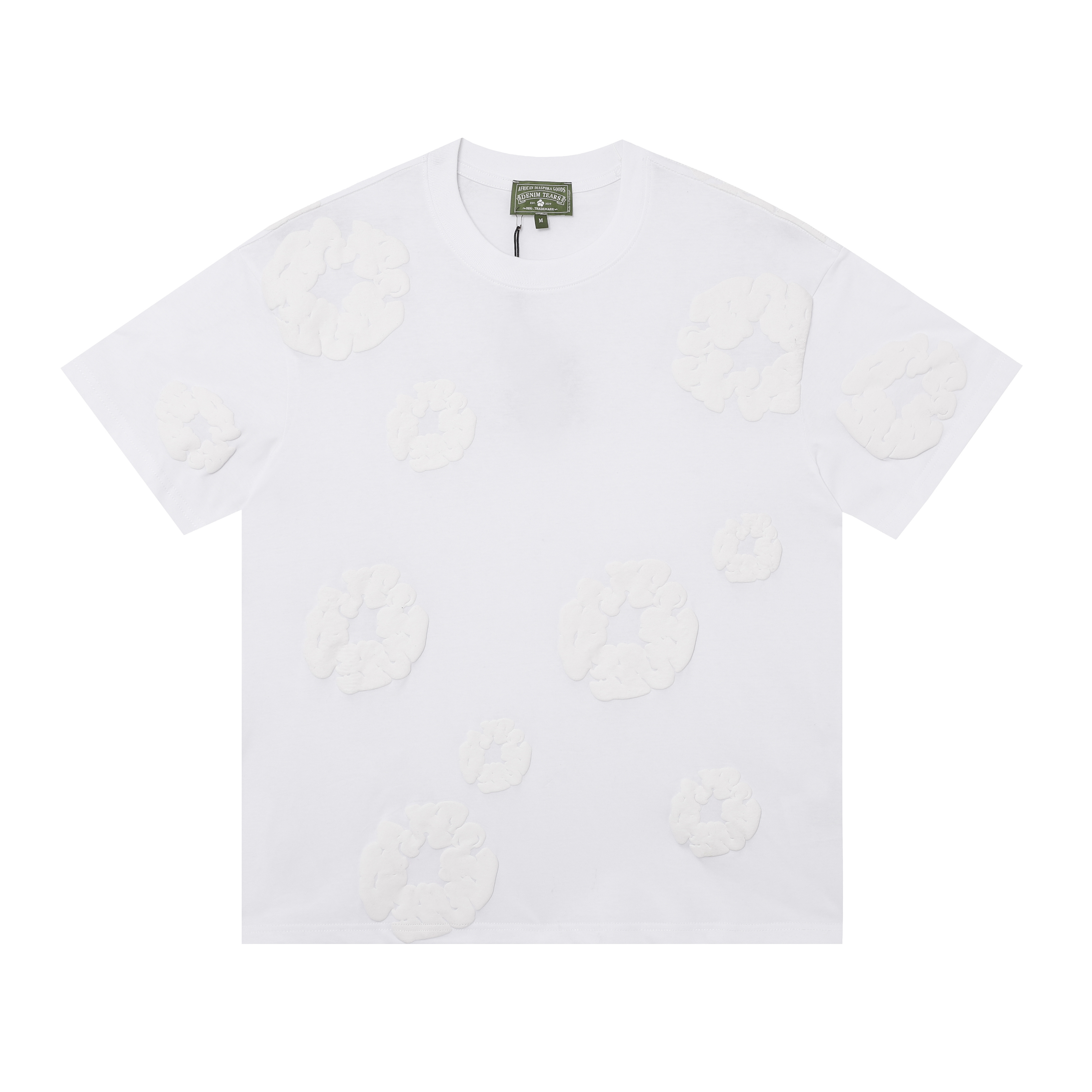 Denim Tears Short-Sleeve Set YL#291-8601 White-white