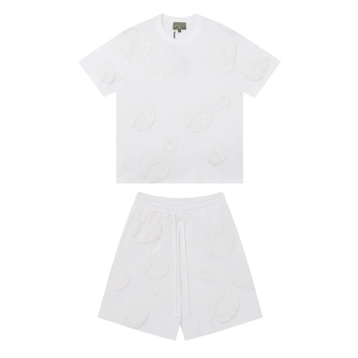 Denim Tears Short-Sleeve Set YL#291-8601 White-white 01