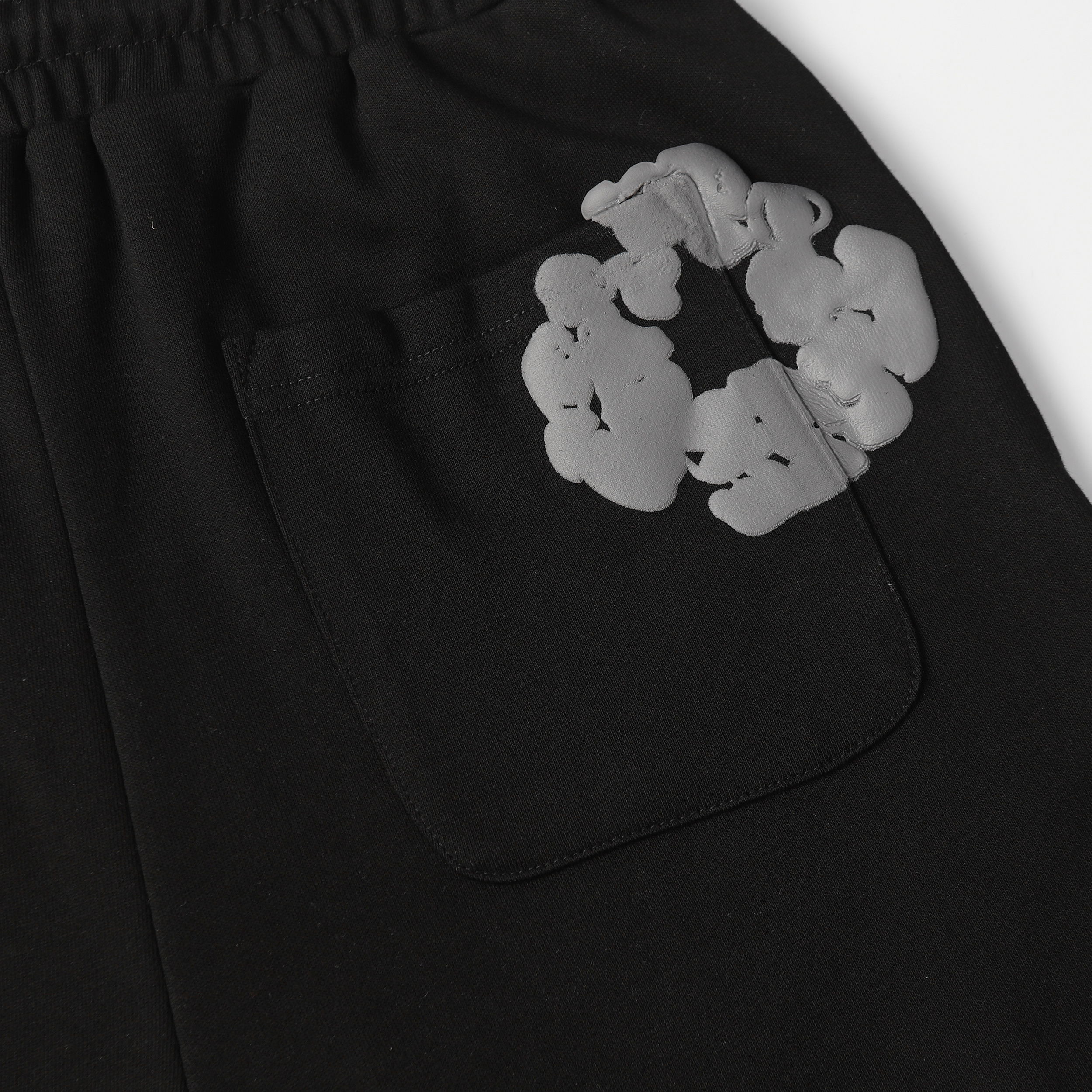 Denim Tears Short-Sleeve Set YL#291-8601 Black Grey