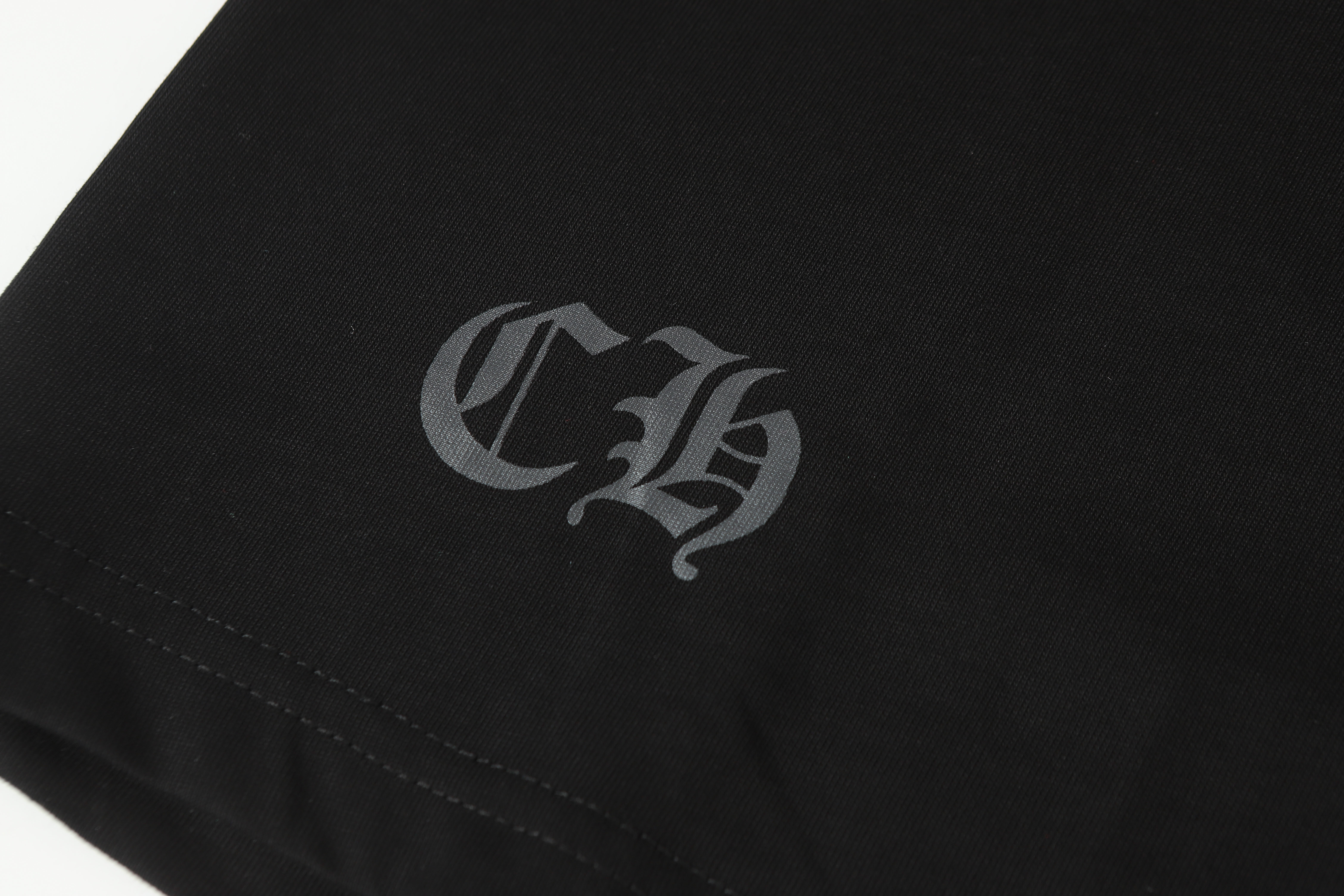 Chrome Heart T-Shirt YL #2201 Black/White