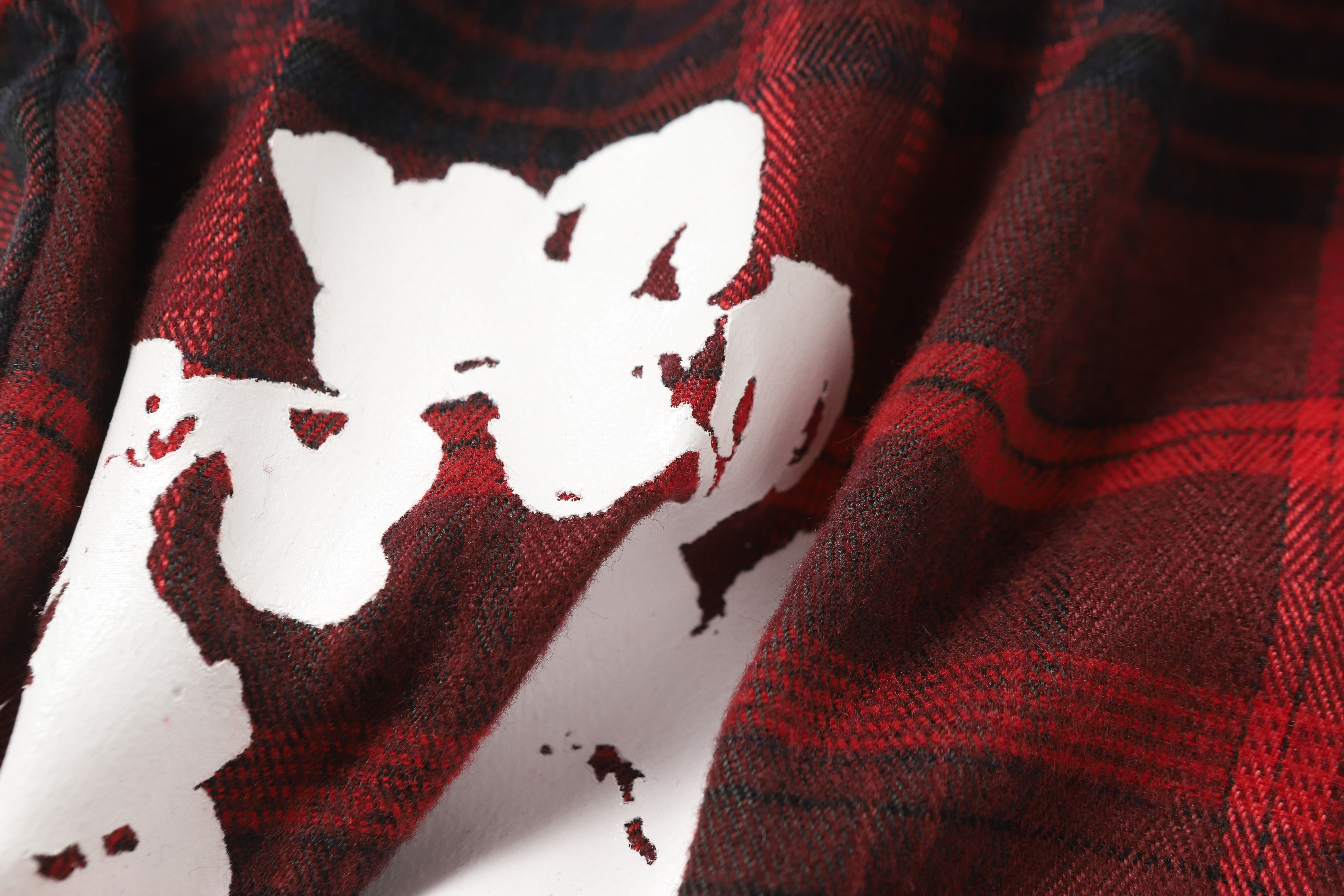 Denim Tears Plaid Short Sleeve Set YL #388-8618 Red/Grey/Yellow