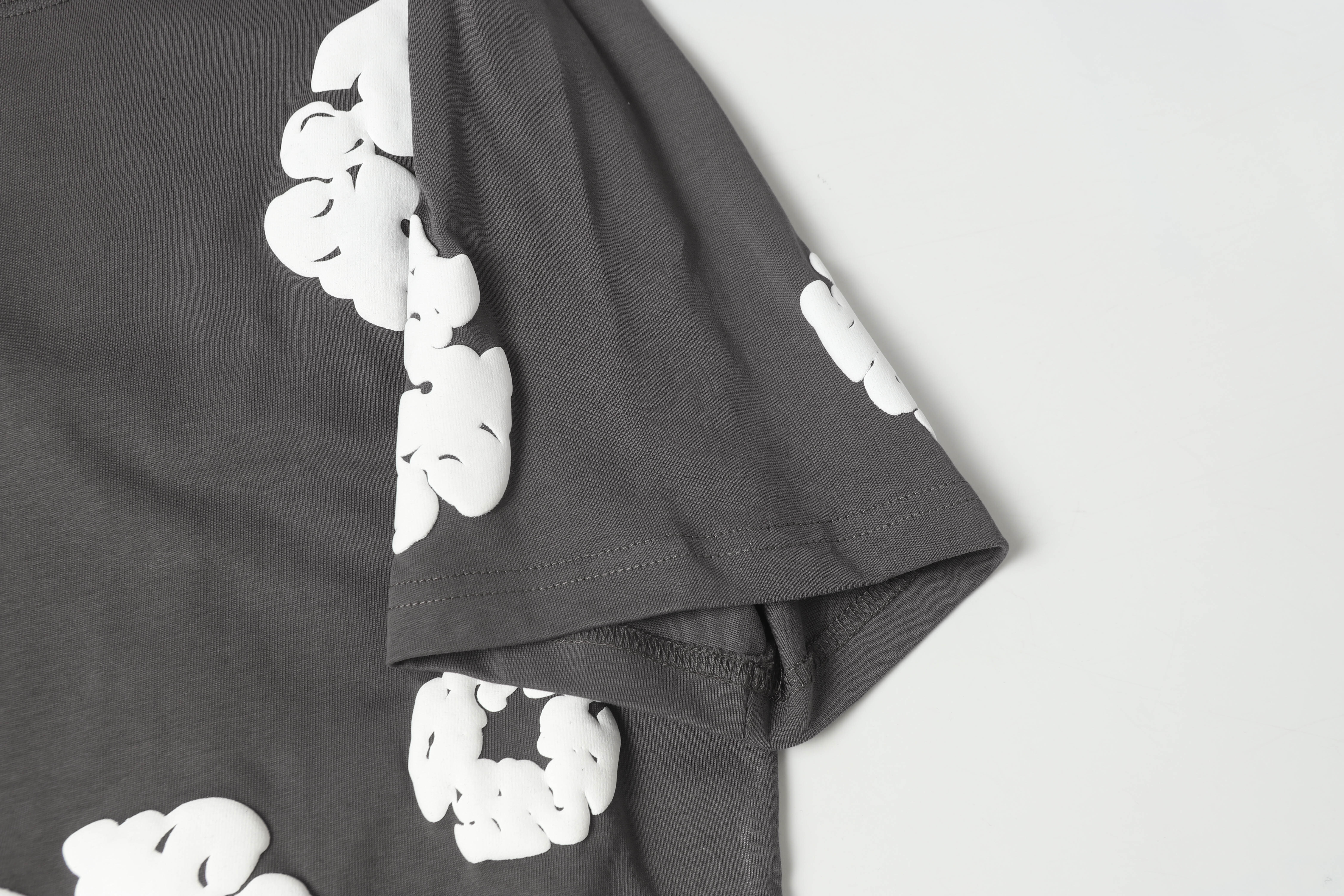 Denim Tears Short-Sleeve Set YL#291-8601 Gray