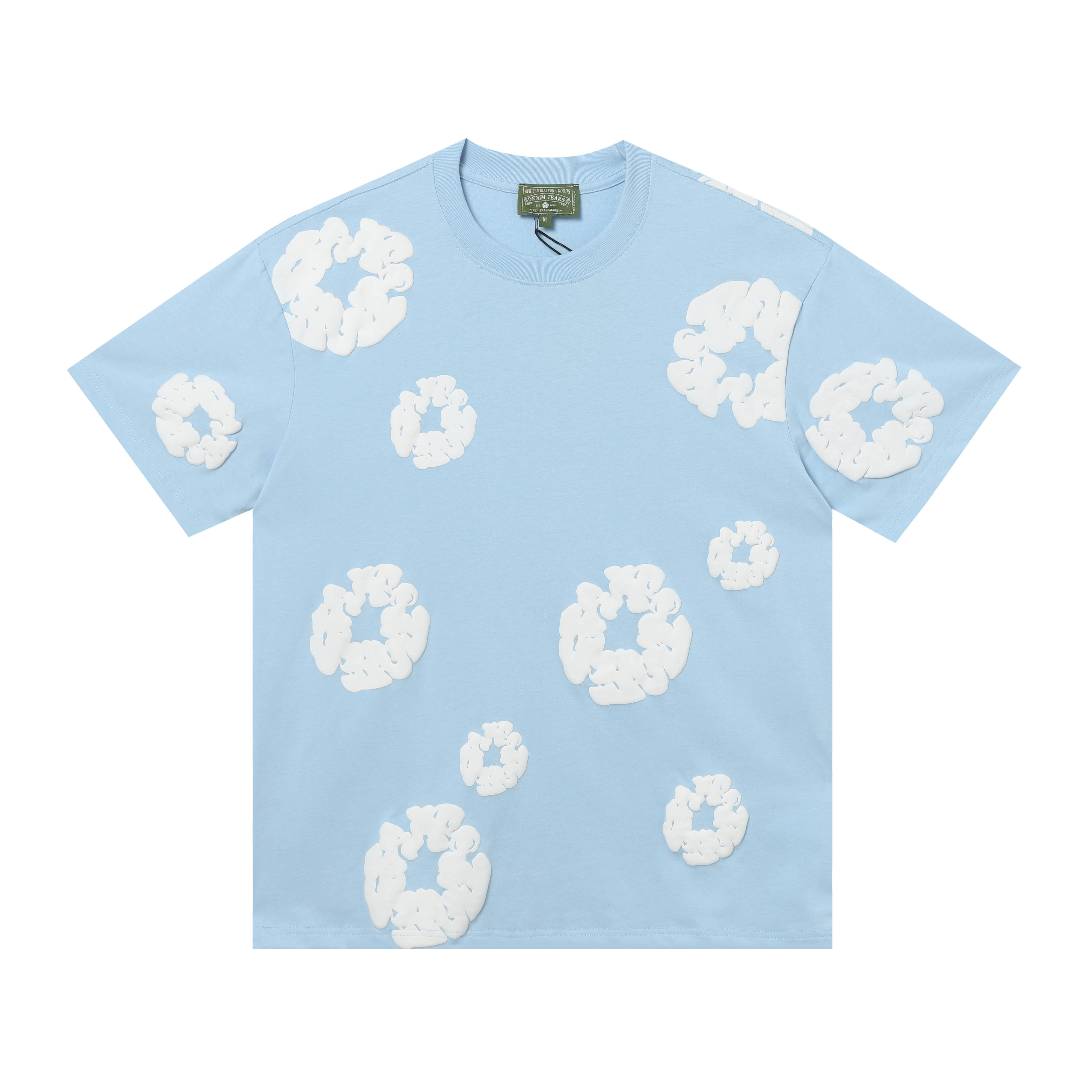 Denim Tears Short-Sleeve Set YL#291-8601 Sky Blue