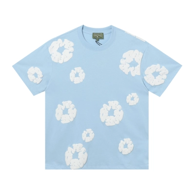 Denim Tears Short-Sleeve Set YL#291-8601 Sky Blue 02