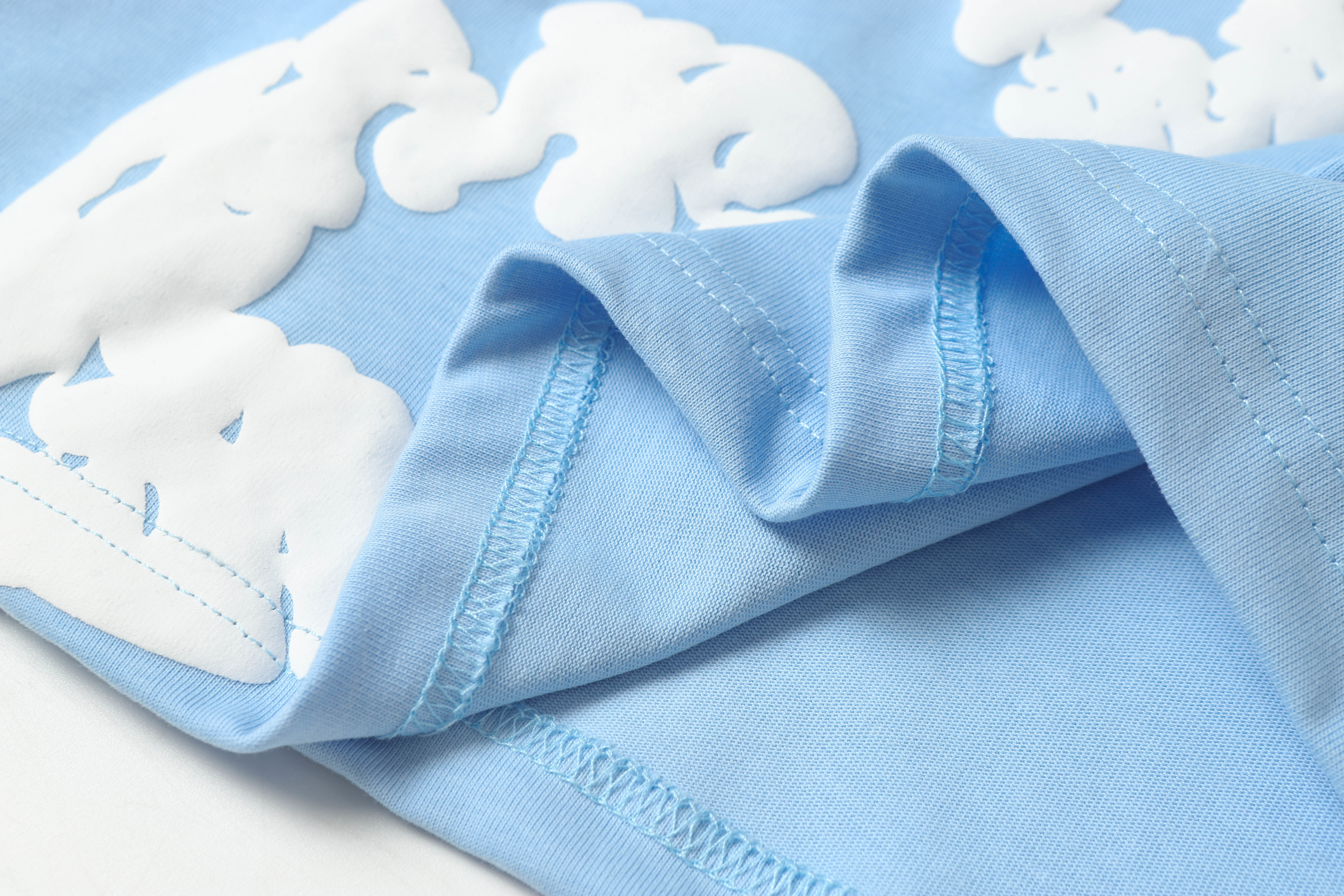 Denim Tears Short-Sleeve Set YL#291-8601 Sky Blue