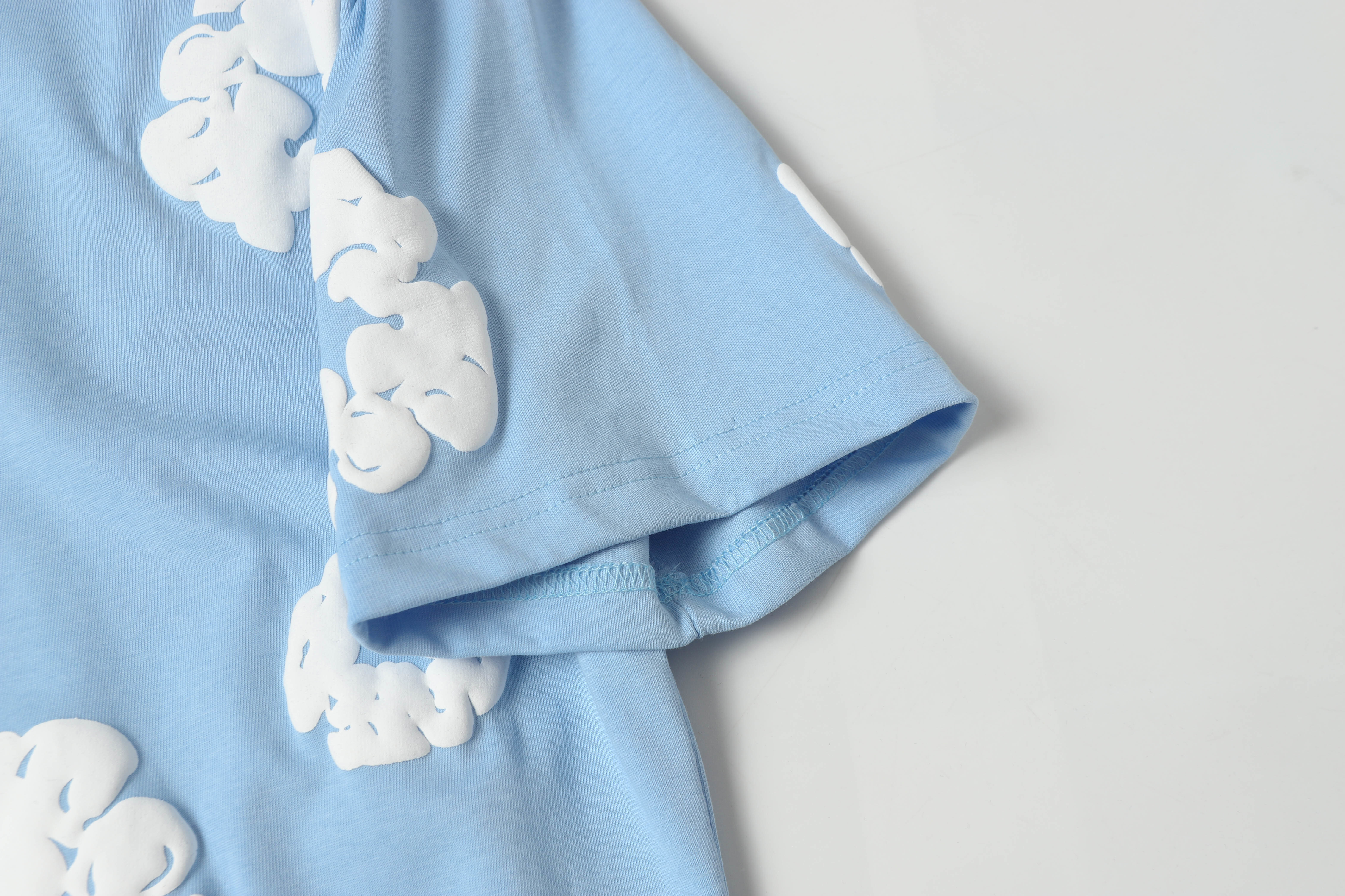 Denim Tears Short-Sleeve Set YL#291-8601 Sky Blue