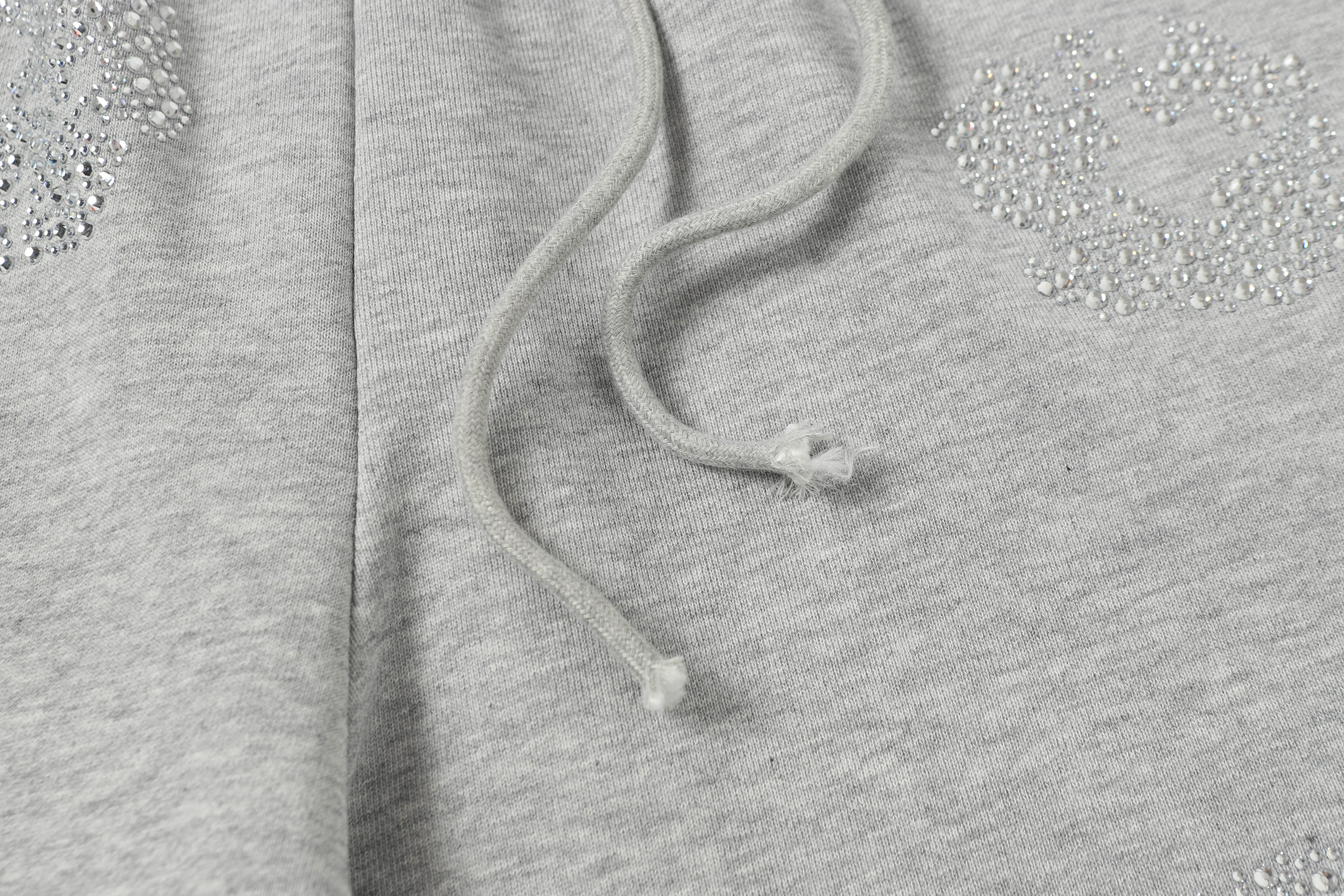 Denim Tears Short Sleeve Set YL #205-8205 Black/Grey/Rose Red