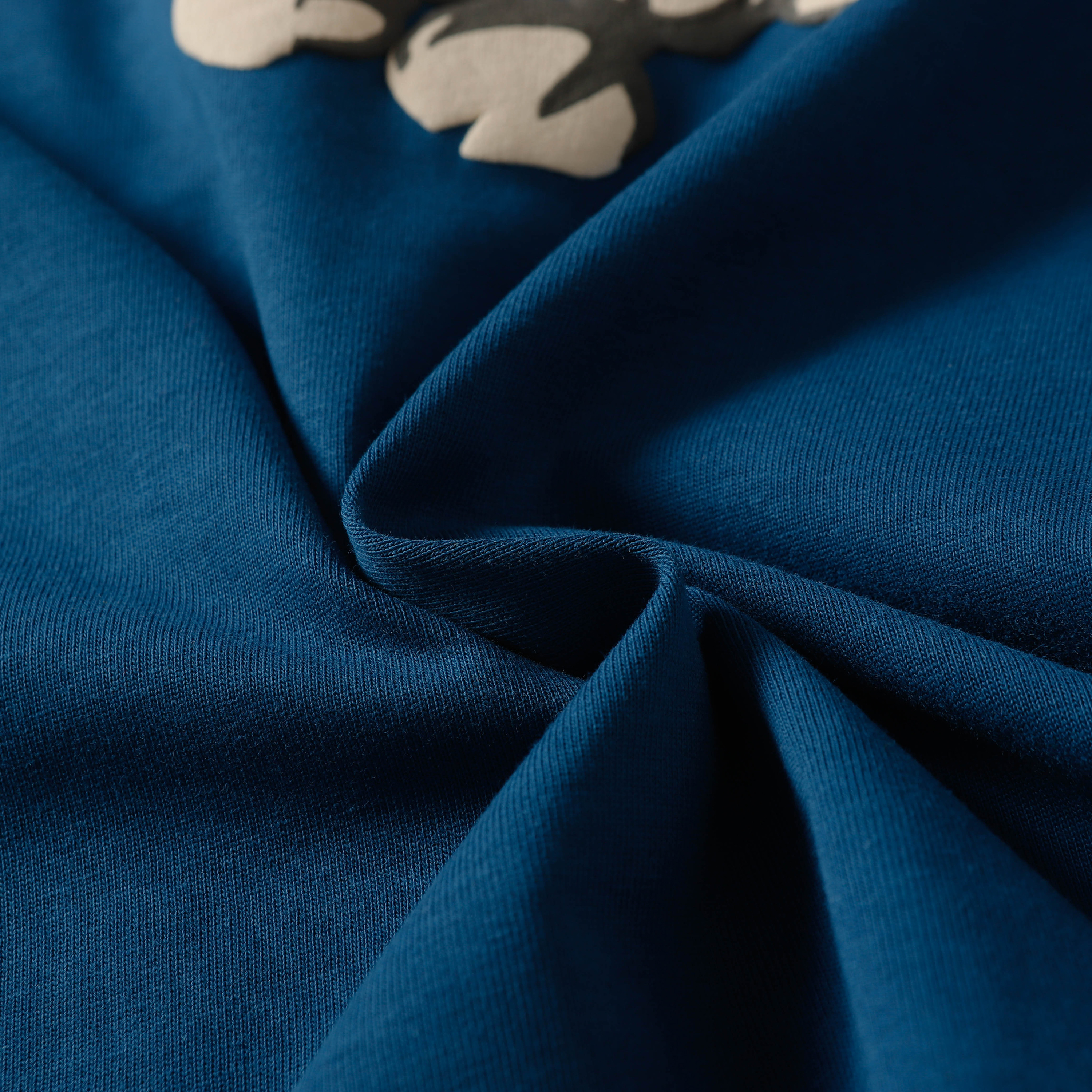 Denim Tears Short-Sleeve Set YL#201-8201 Peacock Blue