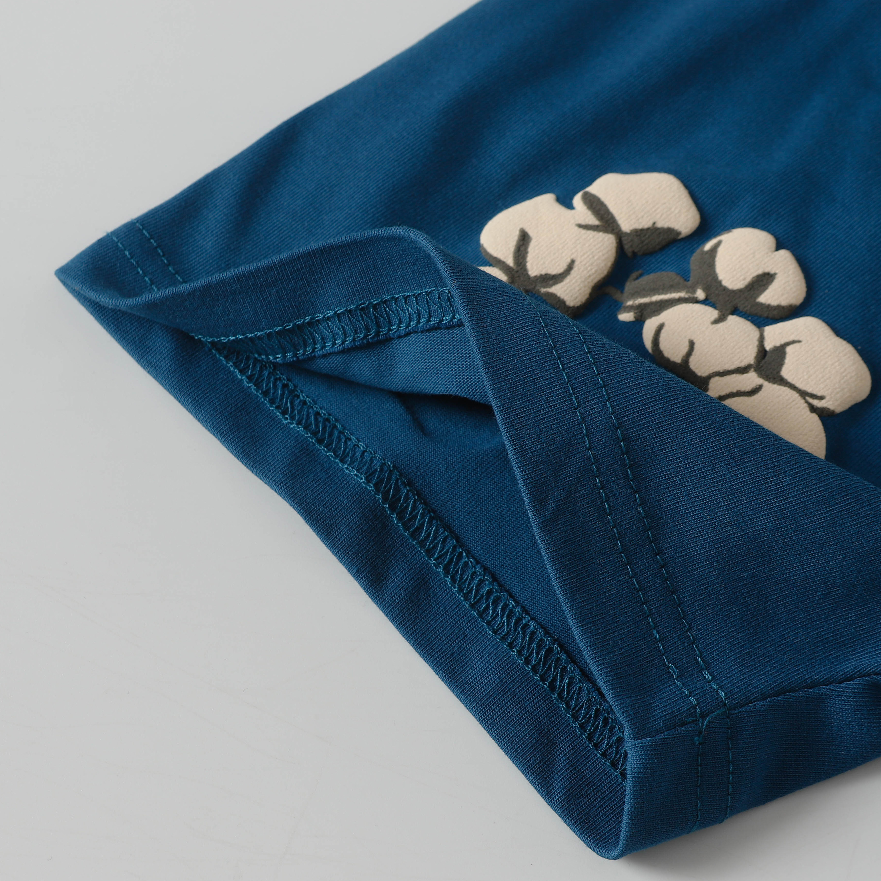 Denim Tears Short-Sleeve Set YL#201-8201 Peacock Blue