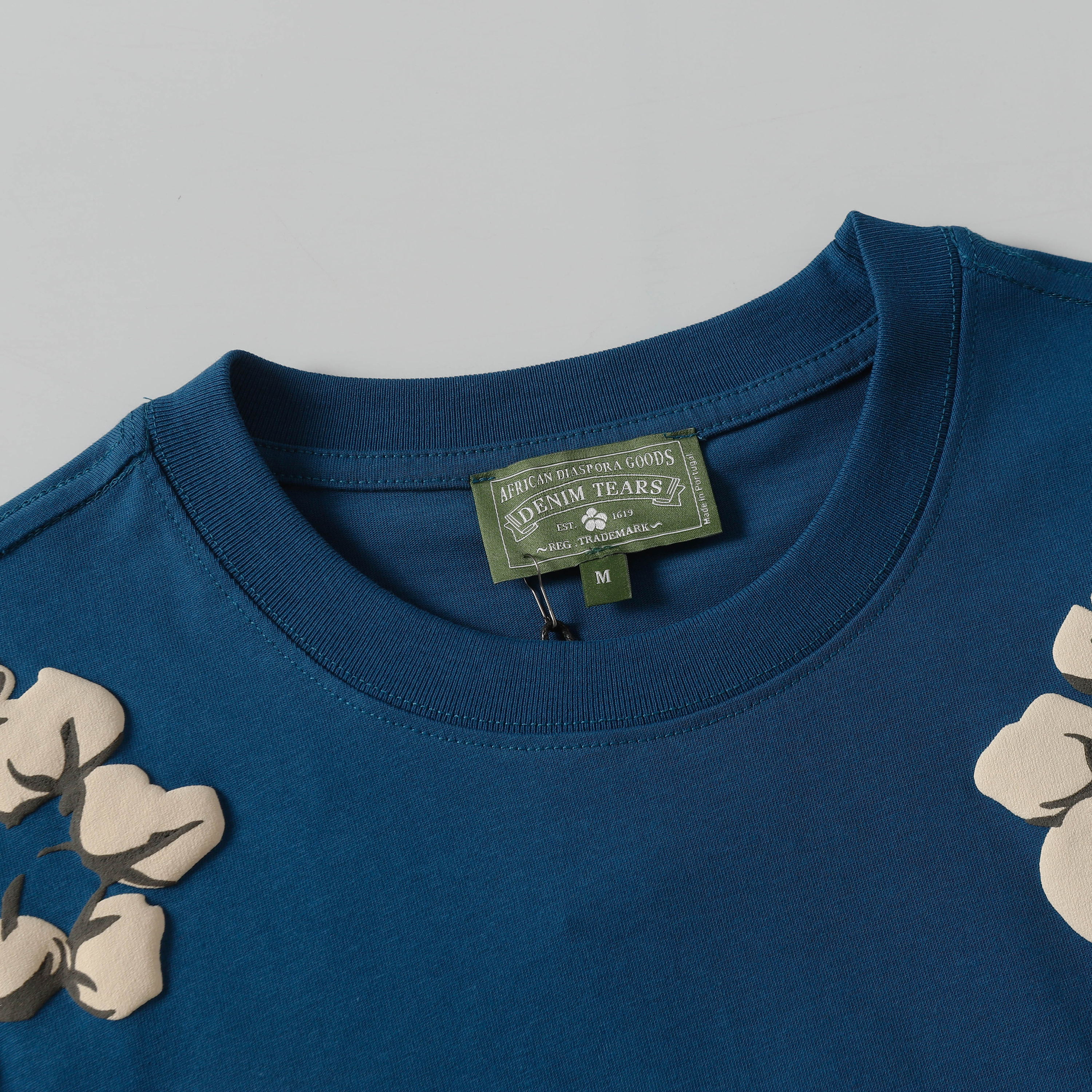 Denim Tears Short-Sleeve Set YL#201-8201 Peacock Blue