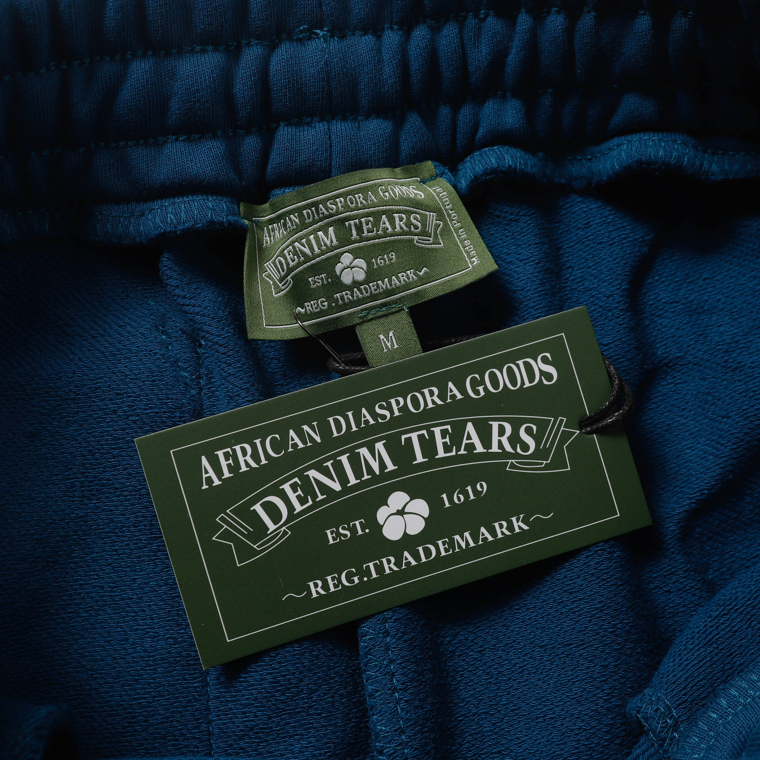 Denim Tears Short-Sleeve Set YL#201-8201 Peacock Blue