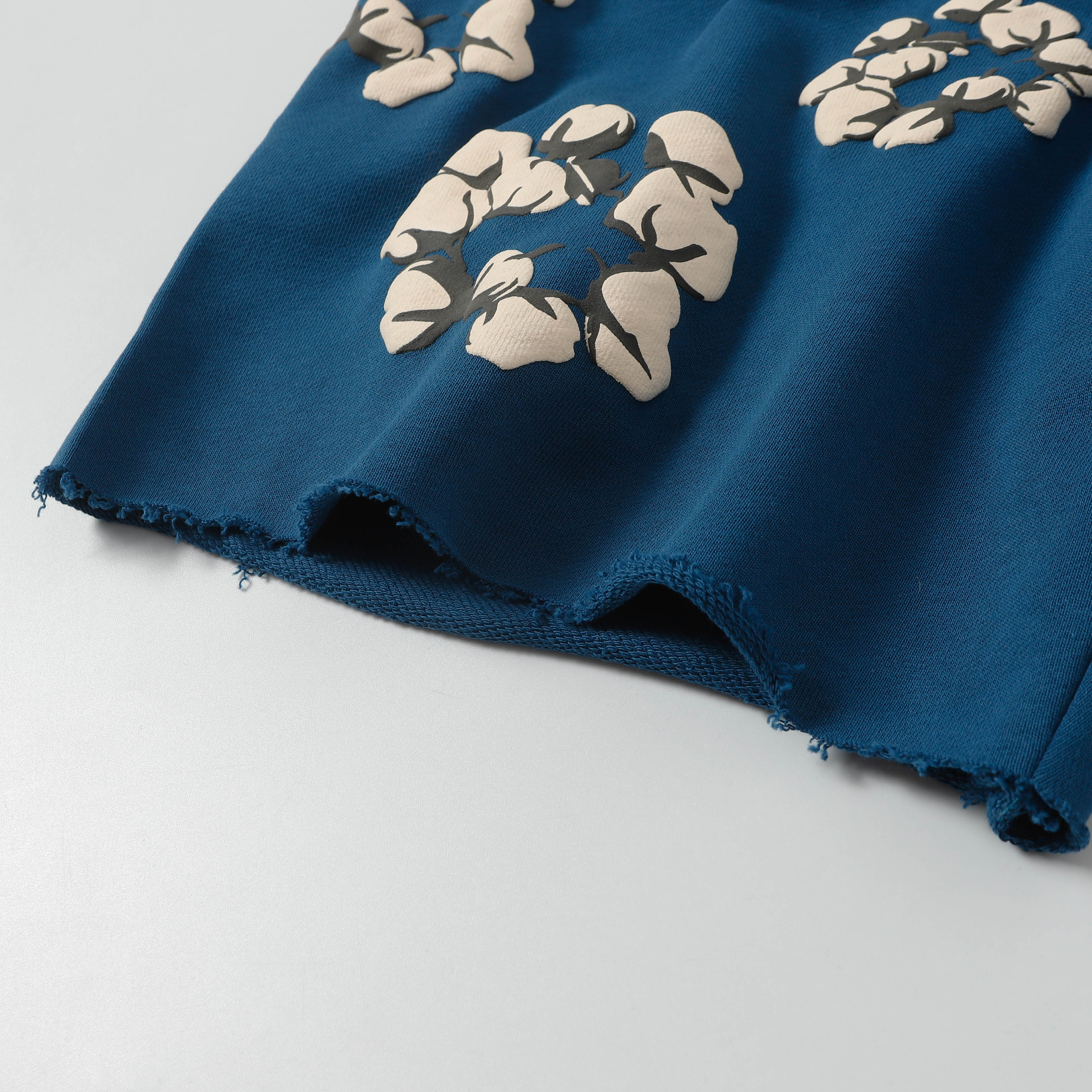 Denim Tears Short-Sleeve Set YL#201-8201 Peacock Blue