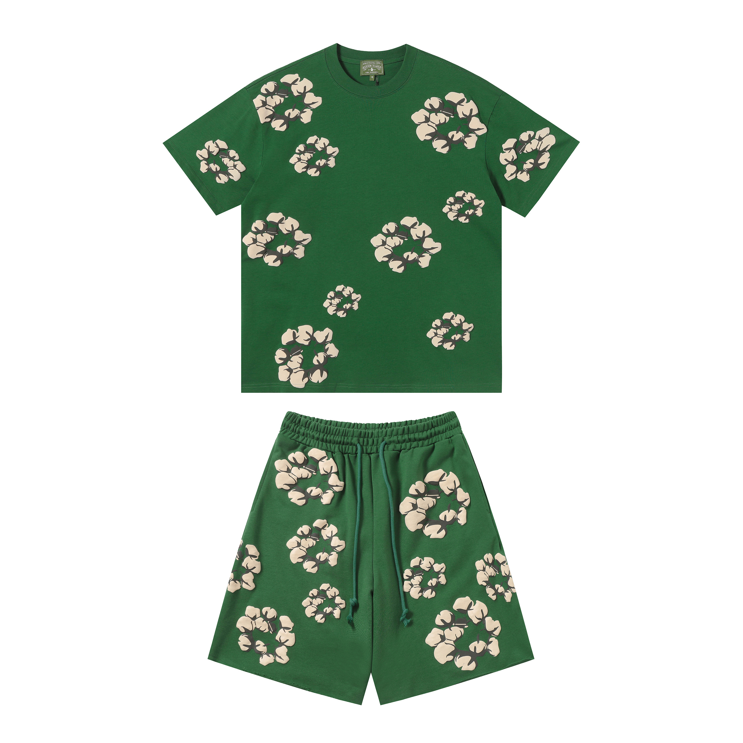 Denim Tears Short-Sleeve Set YL#201-8201 Green