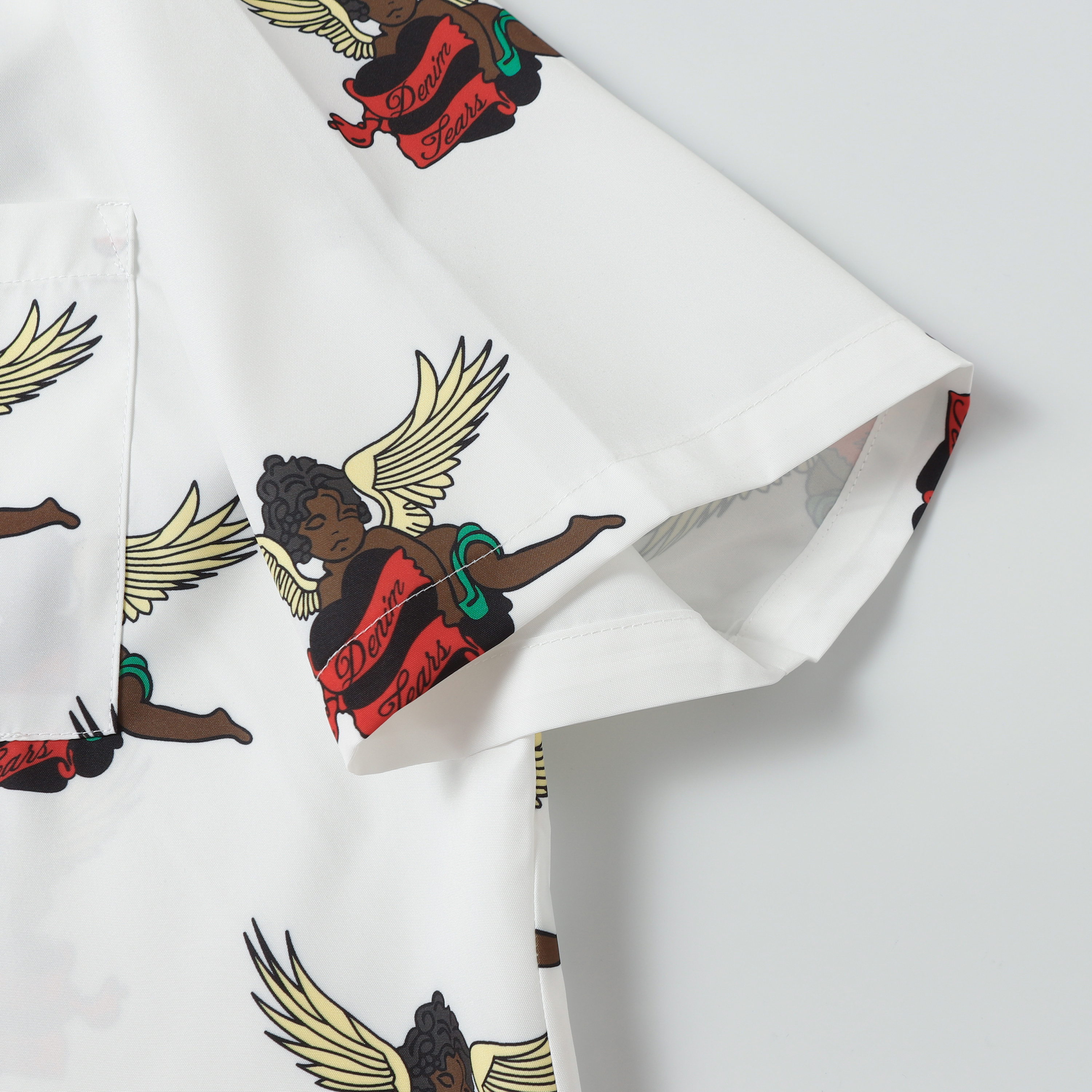 Denim Tears Short-Sleeve Set YL#382-8612 White